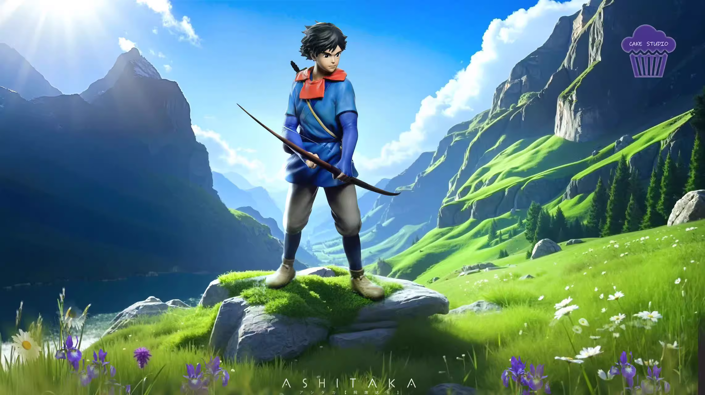 【Pre-sale】Princess Mononoke and Ashitaka-Princess Mononoke-Cake Studio