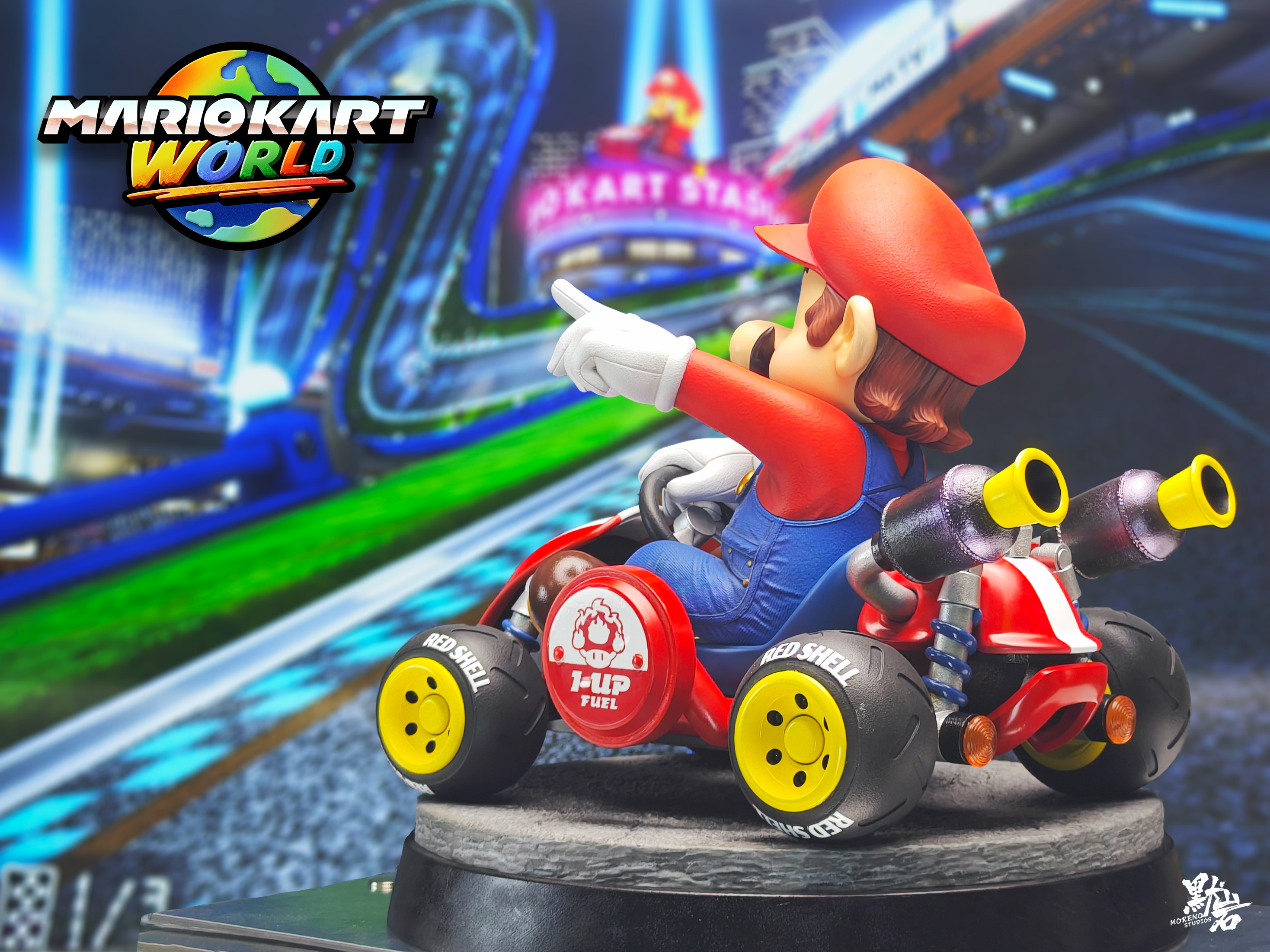 【Pre-sale】Mariokart World with LED-Super Mario-Moreno Studio