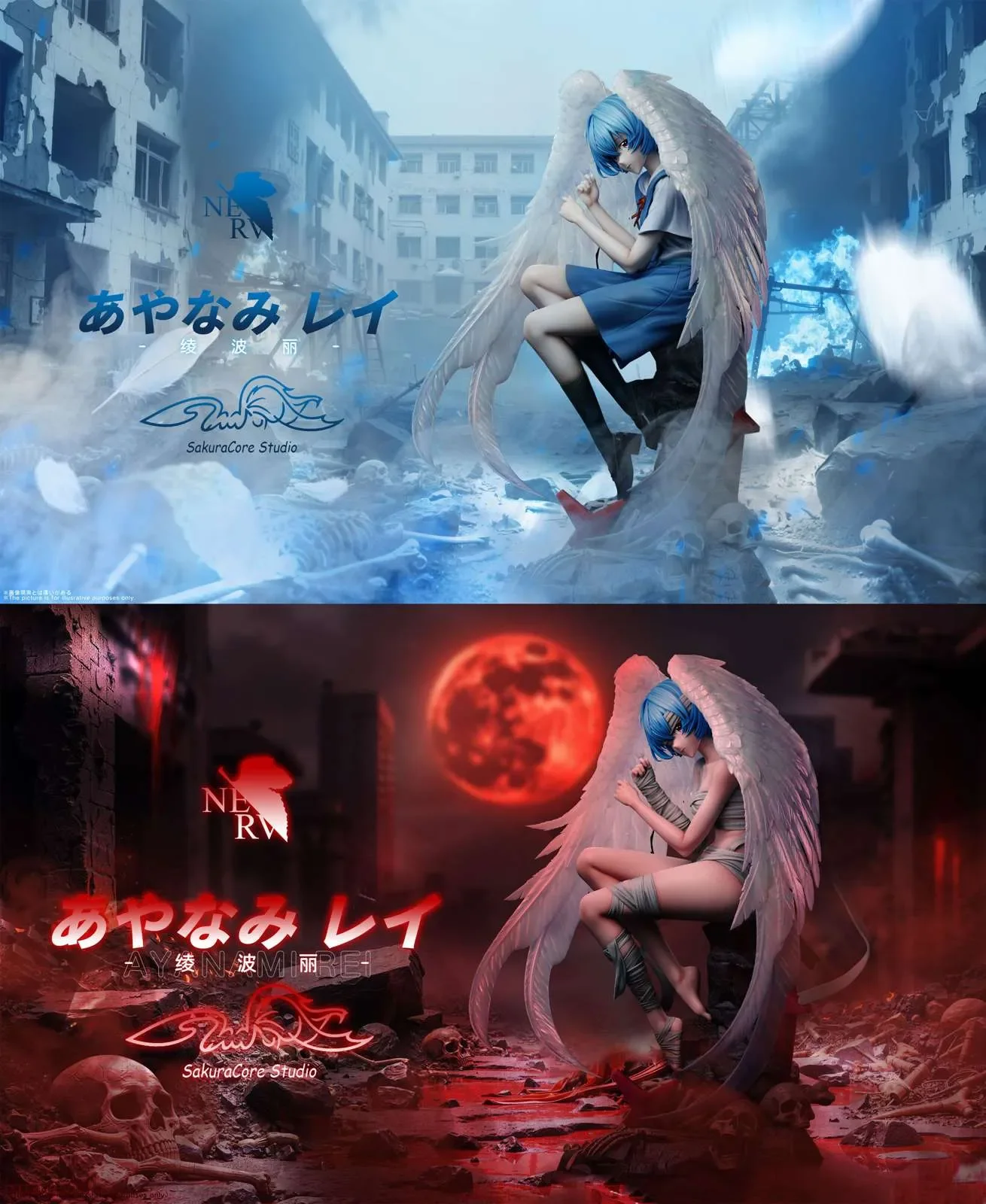 【Sold out】1/6 Scale Rei Ayanami-(EVA) Neon Genesis EVAngelion-SakuraCore Studio