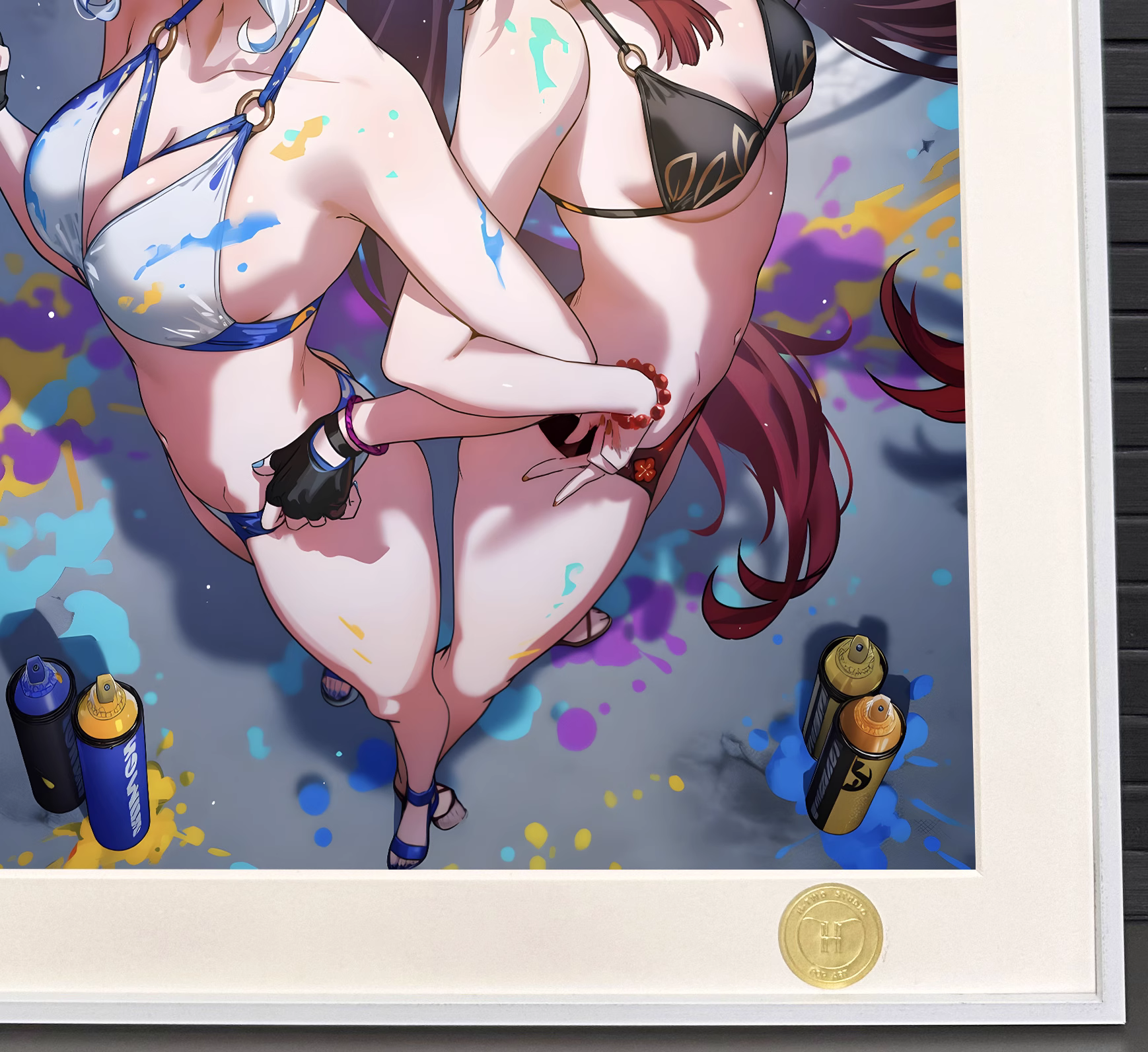 【Pre-sale】Decorative Painting of Furina and Hutao-Genshin Impact-H2 Studio