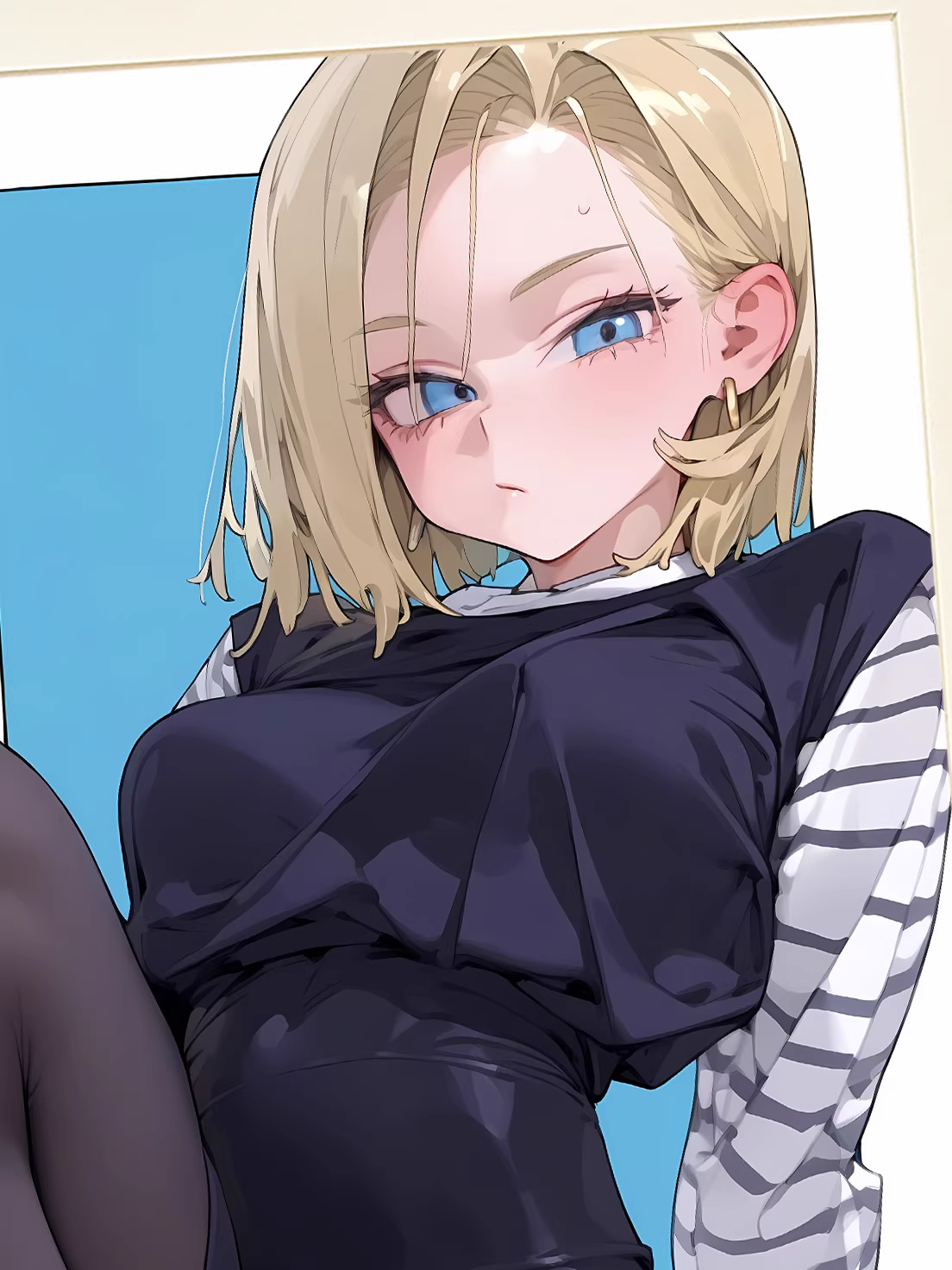 【Pre-sale】Decorative Painting of Black Shirt Ver. Android 18-Xingkong Studio