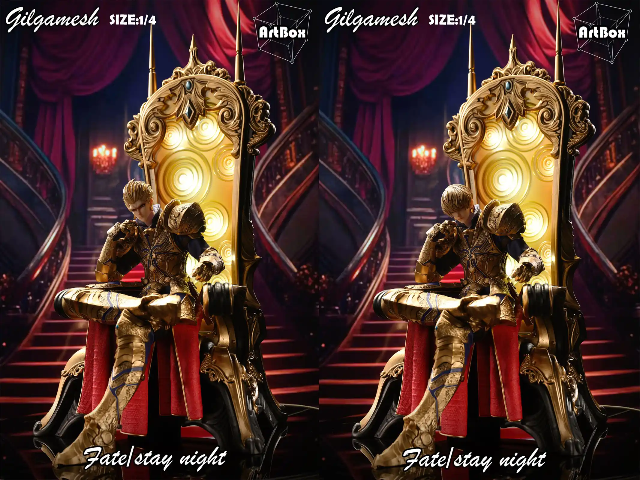 【Pre-sale】1/4 Scale Gilgamesh with LED-Fate/Stay Night-Artbox Studio