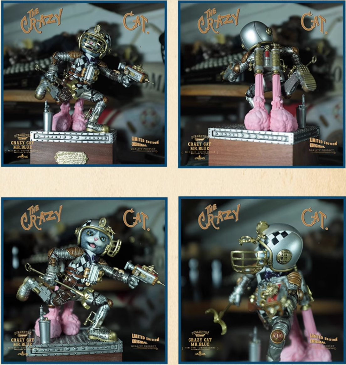 【Pre-sale】CRAZY CAT MR.BLUE-STEAMARTS Studio