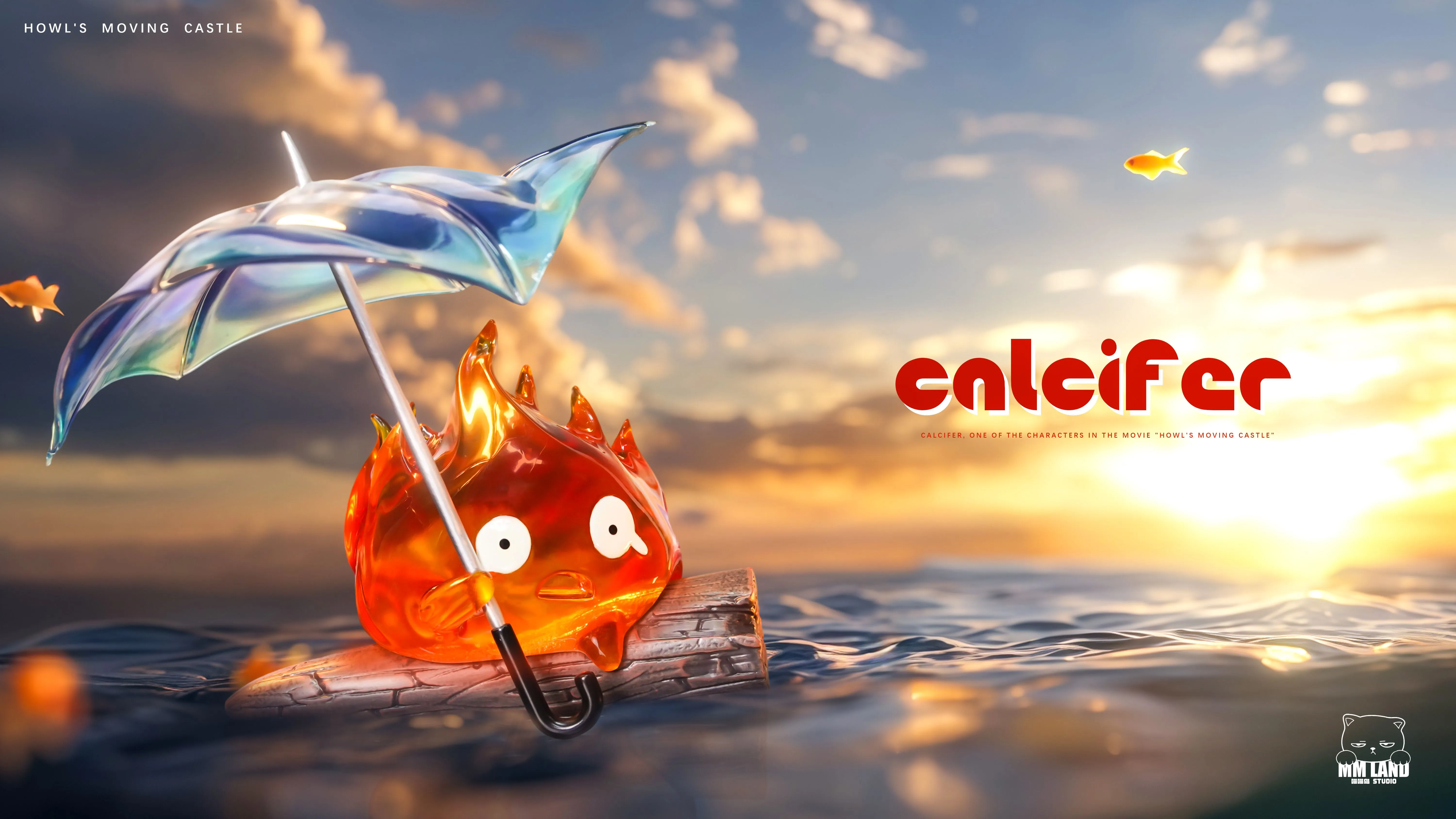【Pre-sale】Umbrella Holding Calcifer-MMLAND Studio