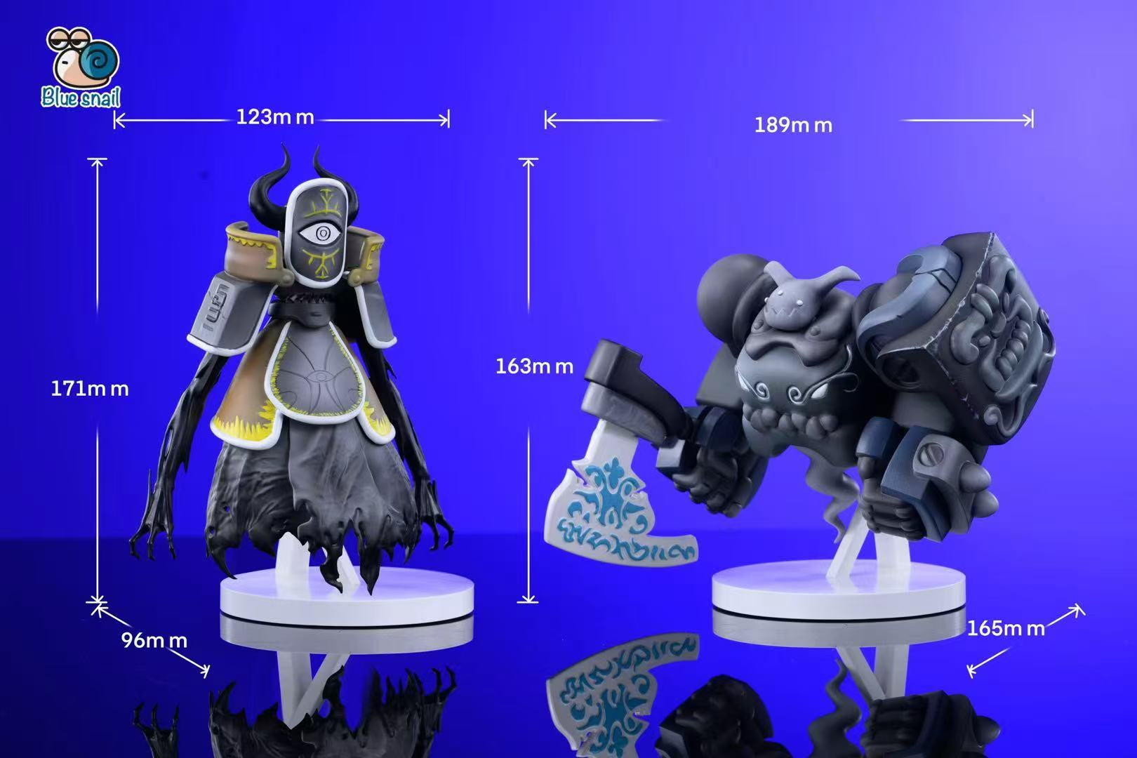 【Pre-sale】027 Black Armored/Door God-Blue Snail Studio