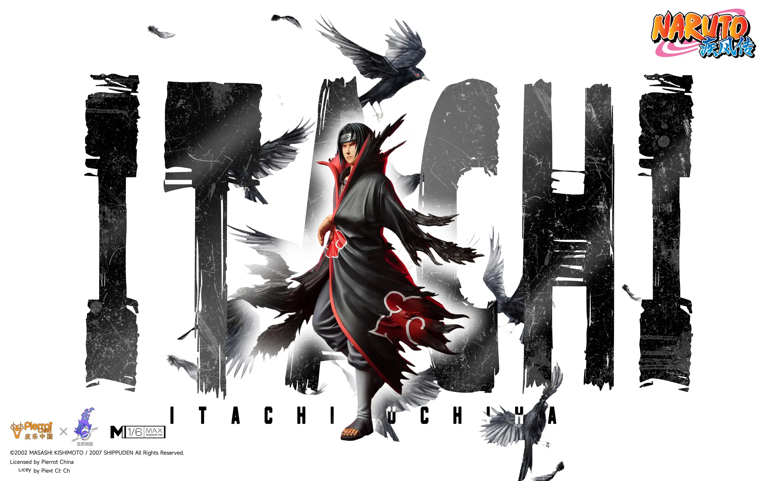 【Pre-sale】1/6 Scale Licensed Itachi Uchiha with LED-Pierrot China x PickStar Studios