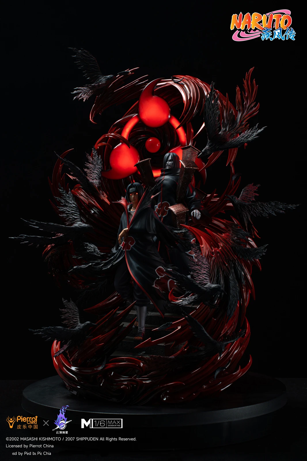 【Pre-sale】1/6 Scale Licensed Itachi Uchiha with LED-Pierrot China x PickStar Studios