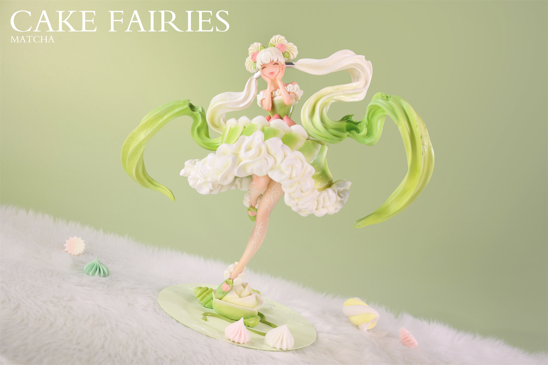 【Sold out】Cake Fairies Series Strawberry Fairy and Matcha Fairy-WeArtDoing Studio