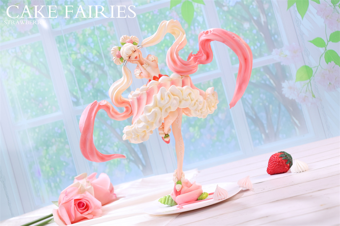 【Sold out】Cake Fairies Series Strawberry Fairy and Matcha Fairy-WeArtDoing Studio