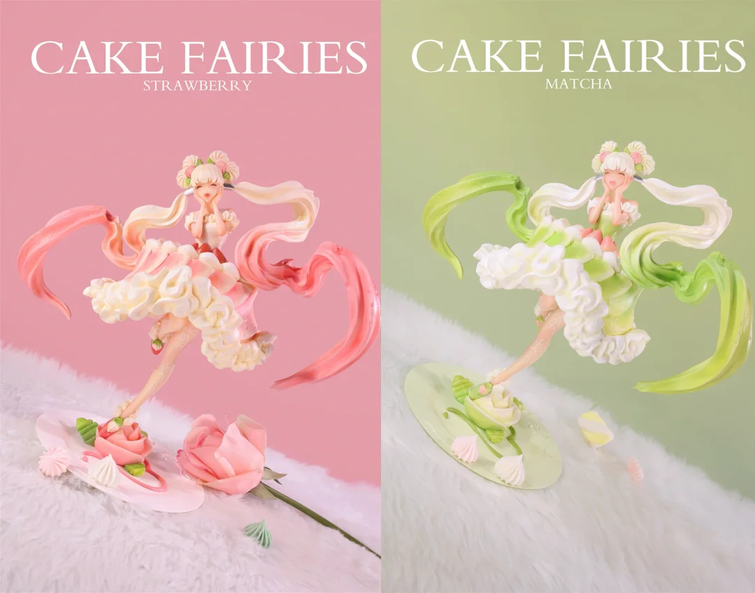 【Sold out】Cake Fairies Series Strawberry Fairy and Matcha Fairy-WeArtDoing Studio