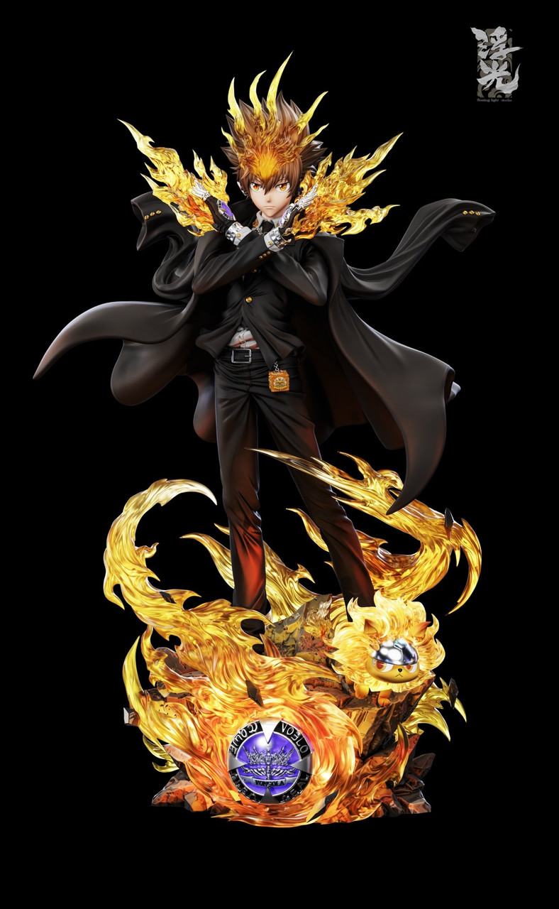 【Sold out】1/6 Scale Sawada Tsunayoshi with LED-Hitman Reborn!-Floating light Studio