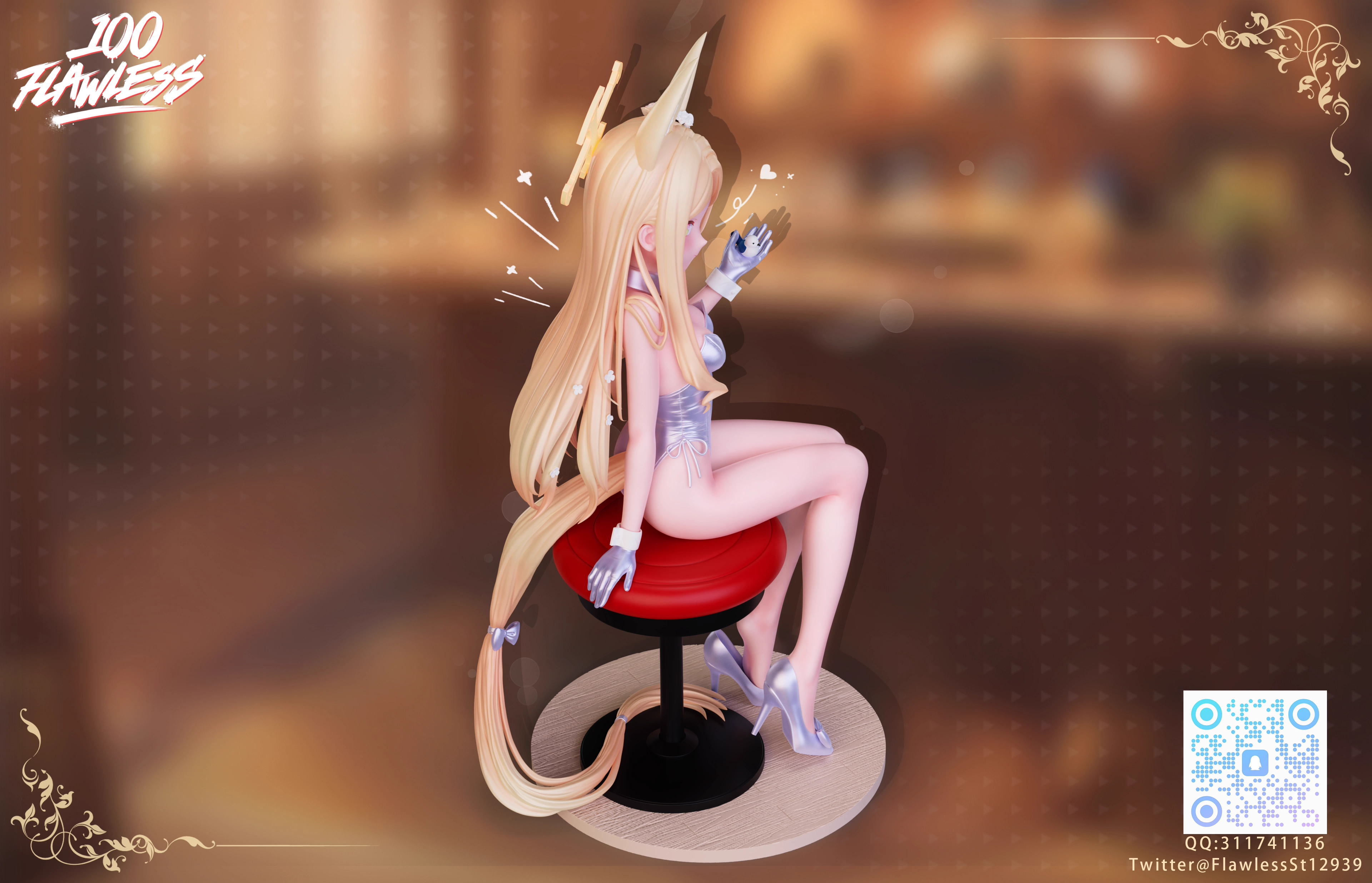 【Pre-sale】1/6 Scale Bunny Girl Yurizono Seia-Blue Archive-Flawless Studio