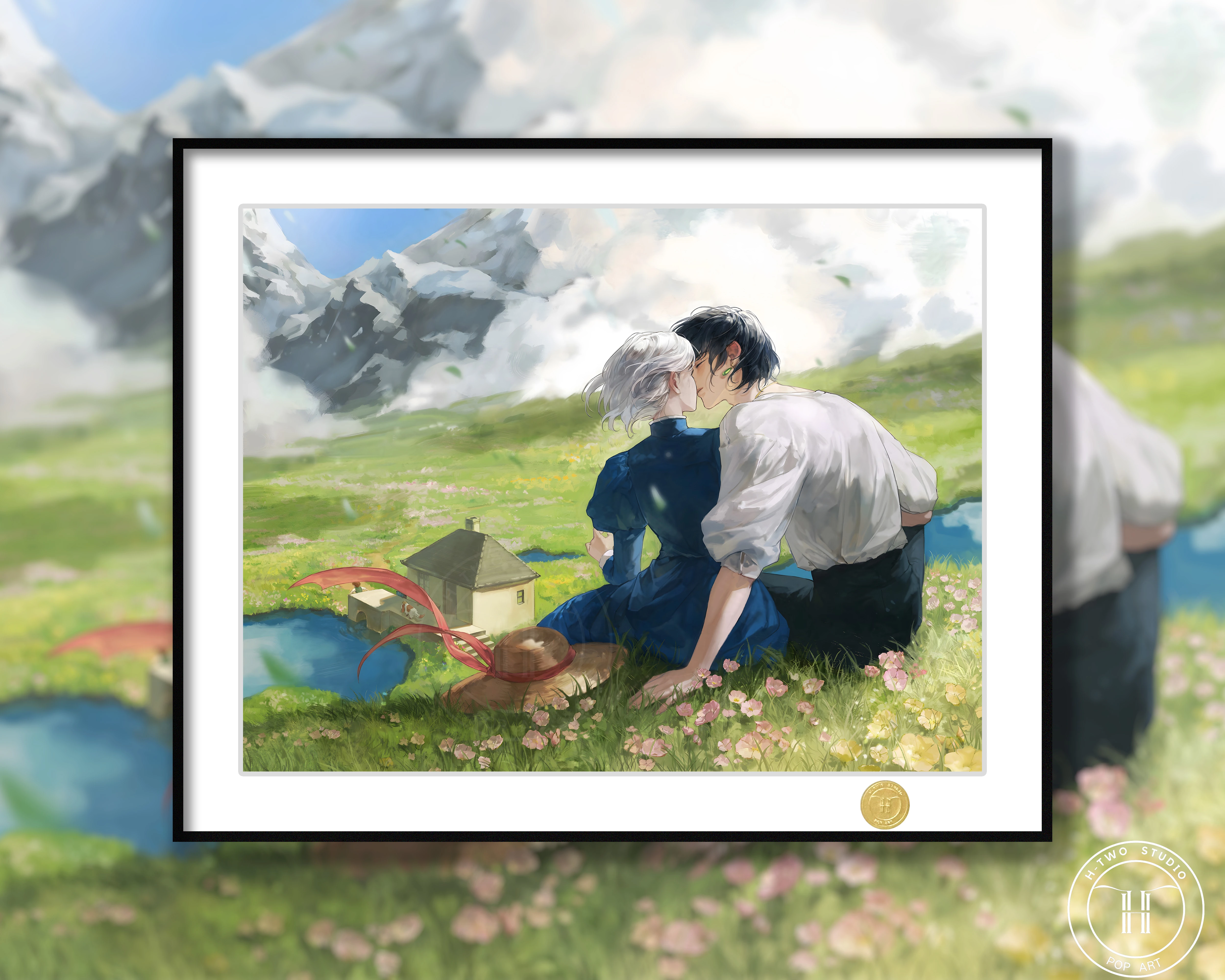 【Pre-sale】Decorative Painting of Howl and Sophie-Howl's Moving Castle-H2 Studio