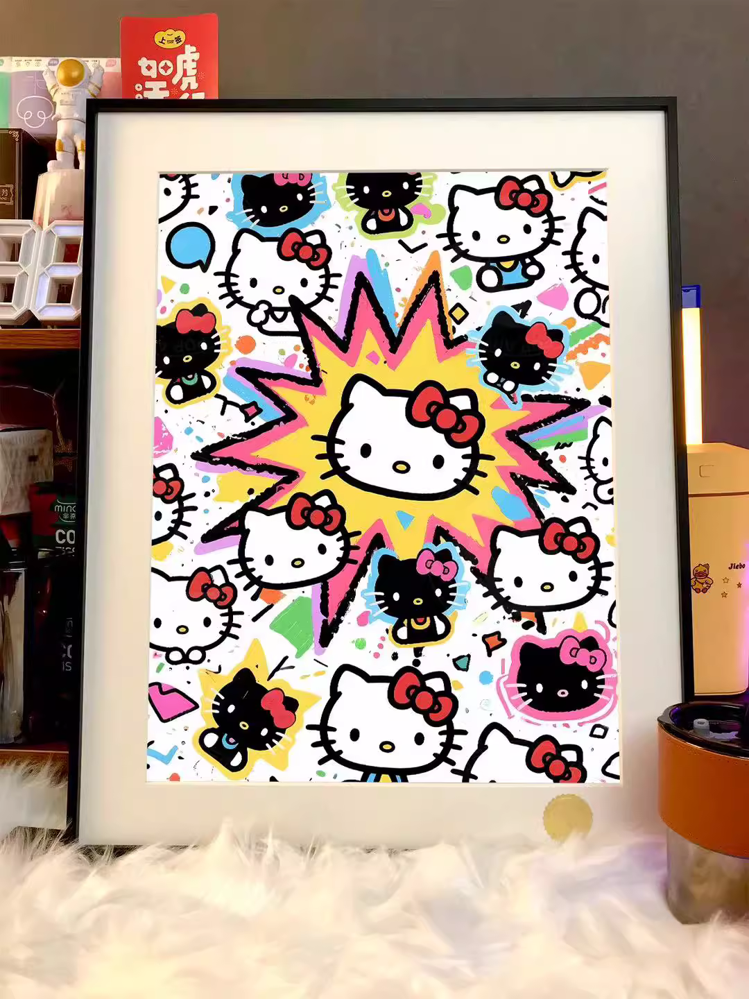 【Pre-sale】Decorative Painting of Graffiti Kitty-Hello Kitty-XingKong Studio