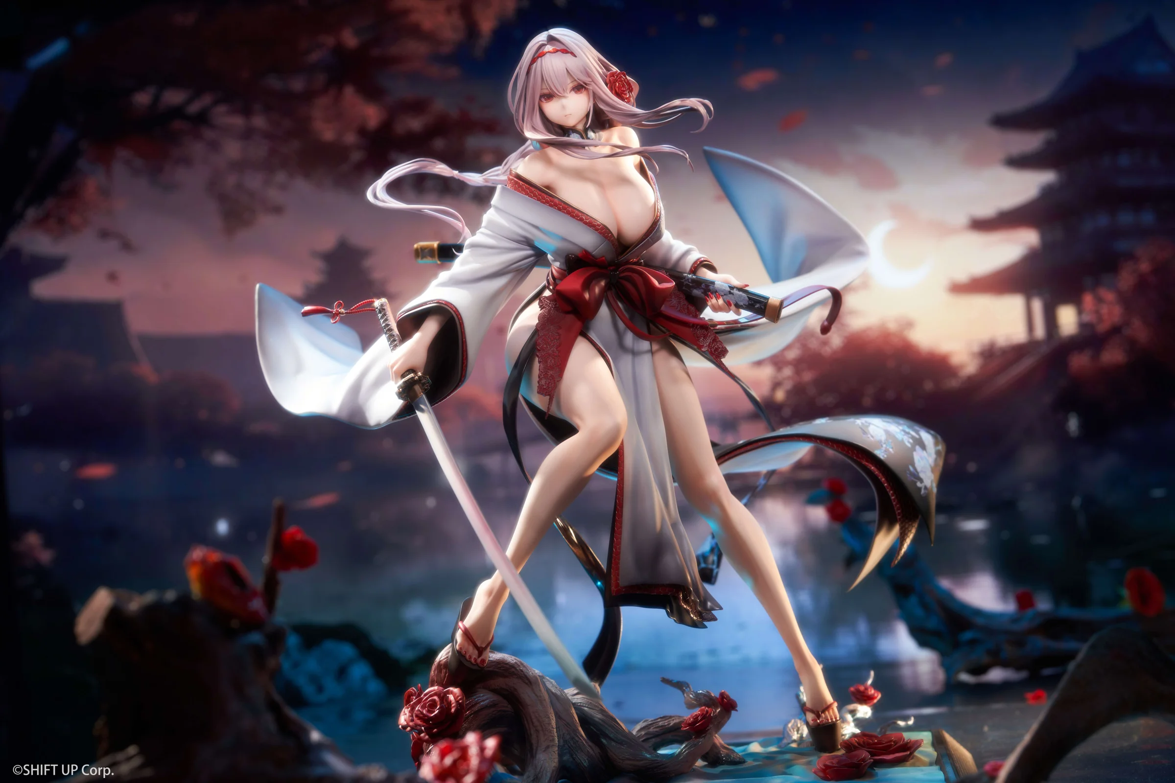 【Pre-sale】1/4 Scale Longing Flower Ver. Black Shadow Scarlet-Goddess of Victory: Nikke-Hobby Sakura Studio