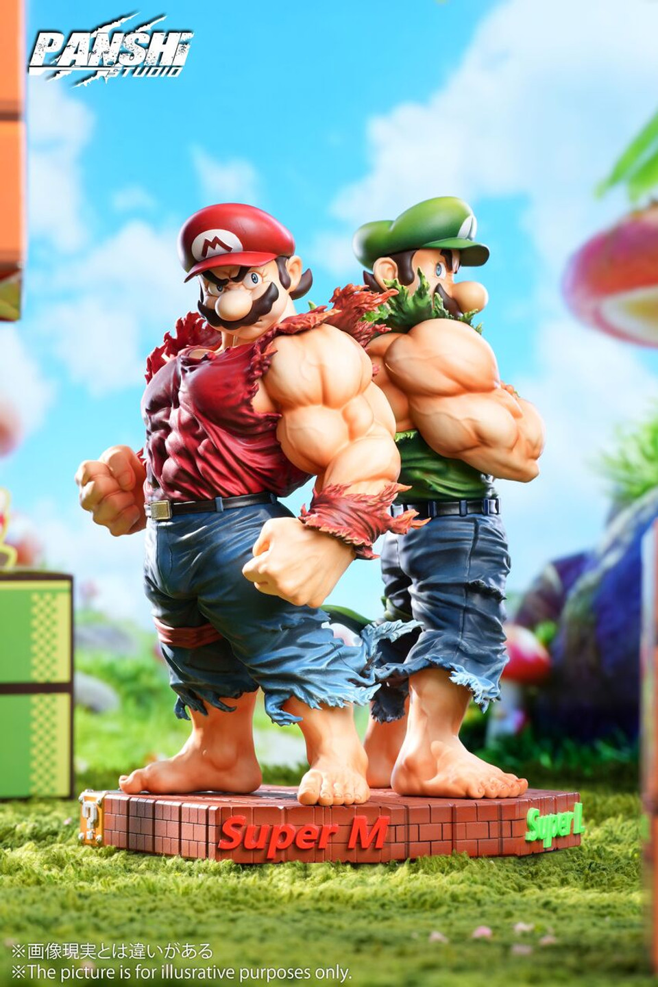 【Pre-sale】Muscle Mario and Luigi-Super Mario Bro.-PANSHI Studio