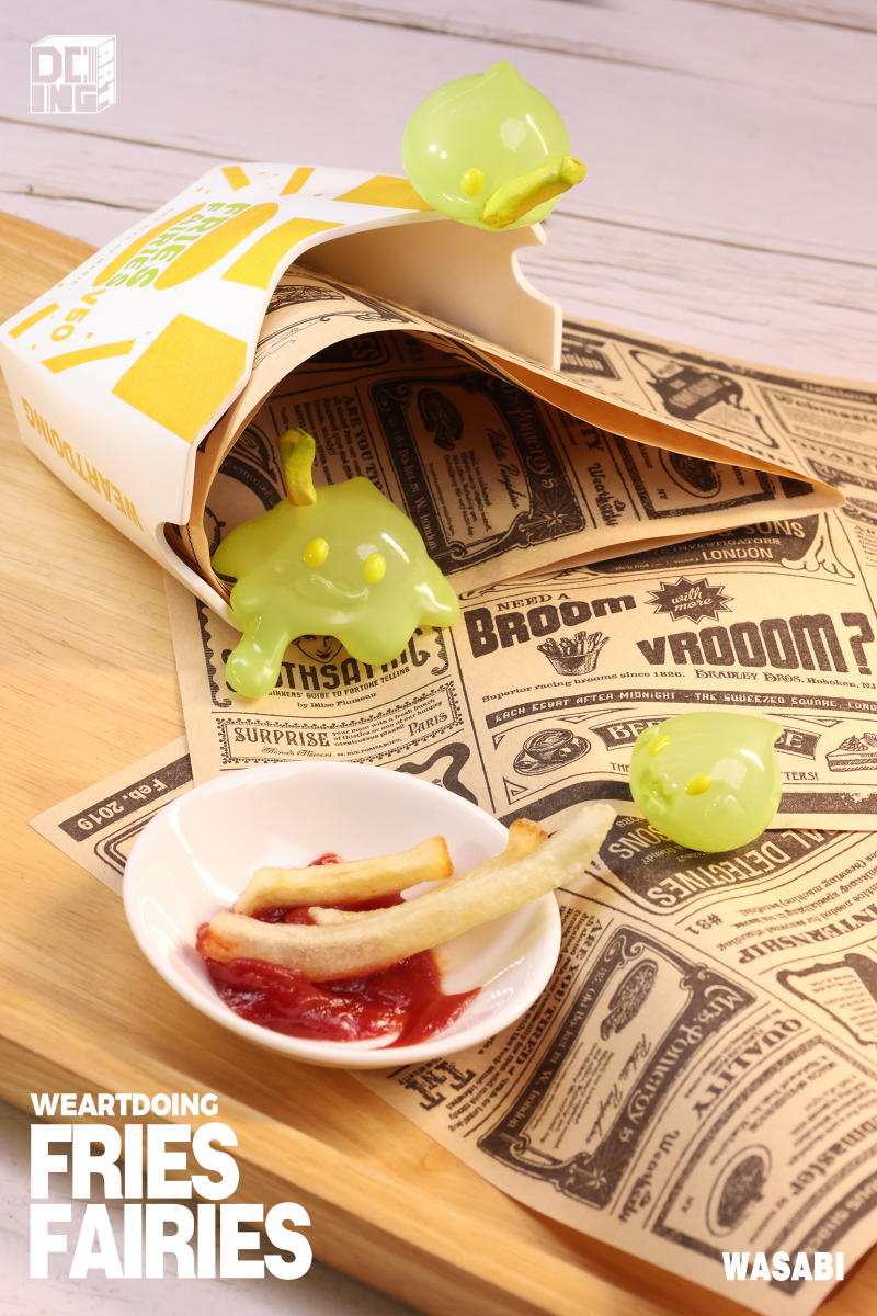 【Sold out】Sleeping Beauty-Fries Fairies-Classic Ketchup and Wasabi-Other series-WeArtDoing Studio