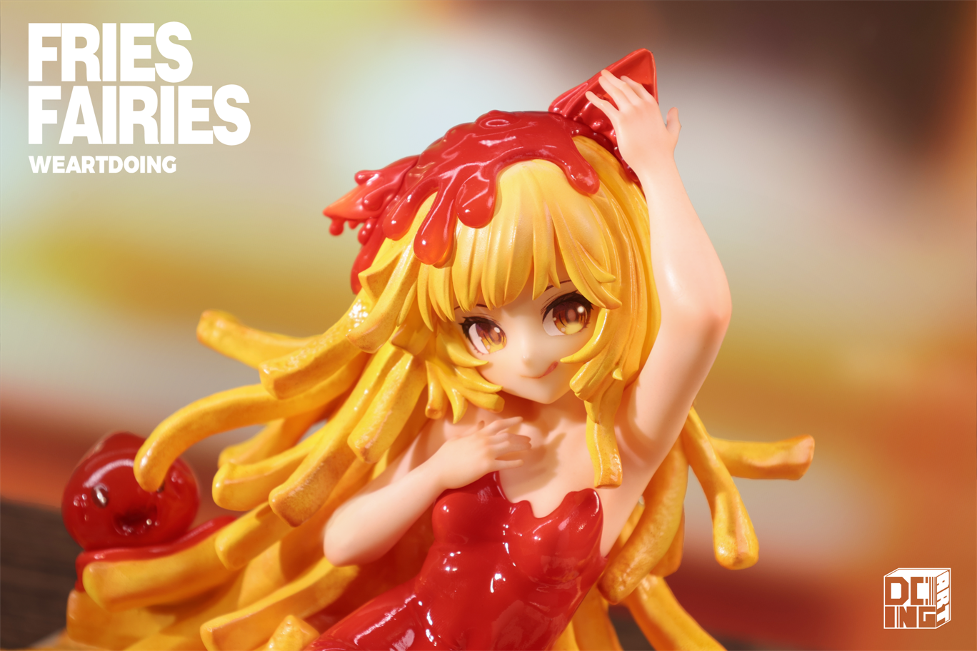 【Sold out】Sleeping Beauty-Fries Fairies-Classic Ketchup and Wasabi-Other series-WeArtDoing Studio