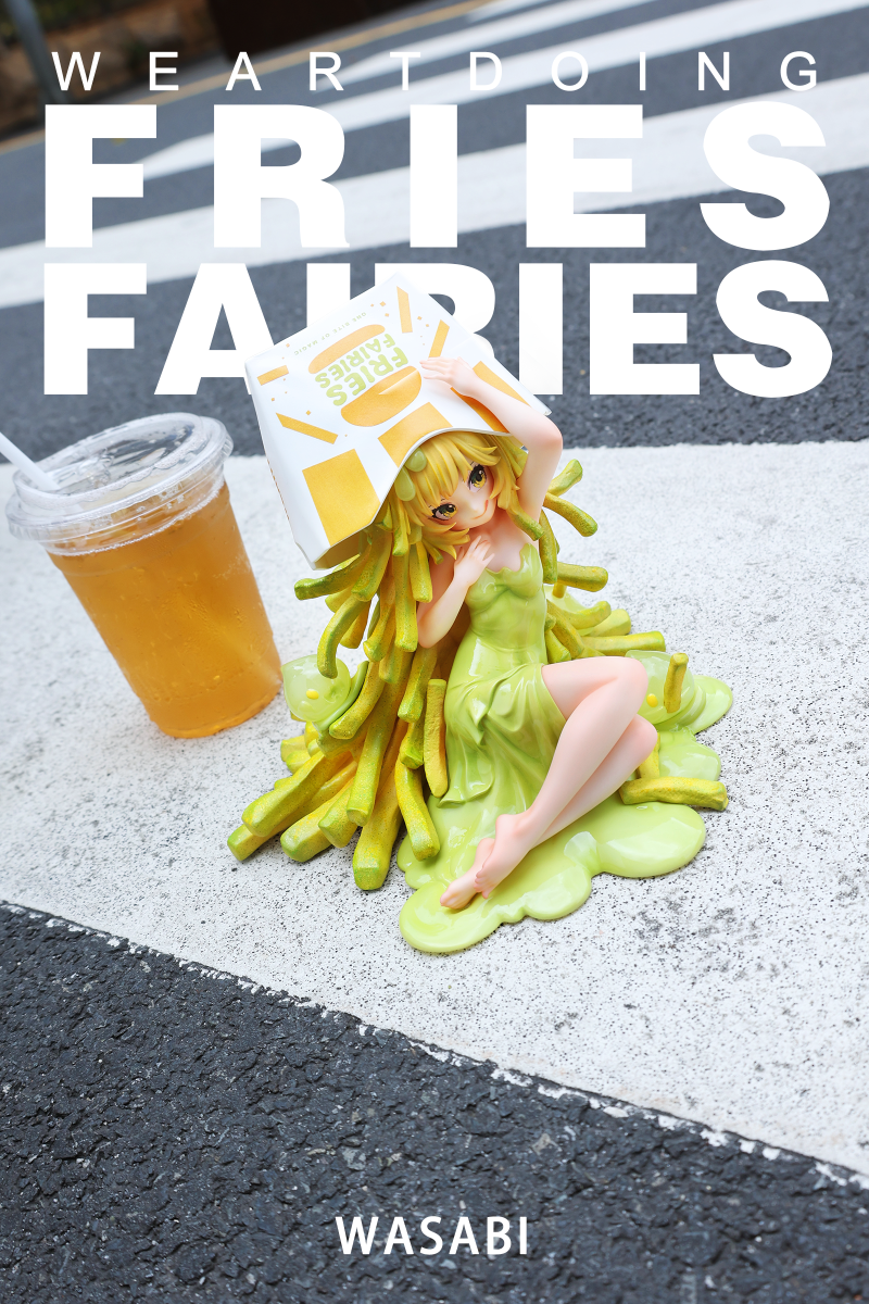 【Sold out】Sleeping Beauty-Fries Fairies-Classic Ketchup and Wasabi-Other series-WeArtDoing Studio