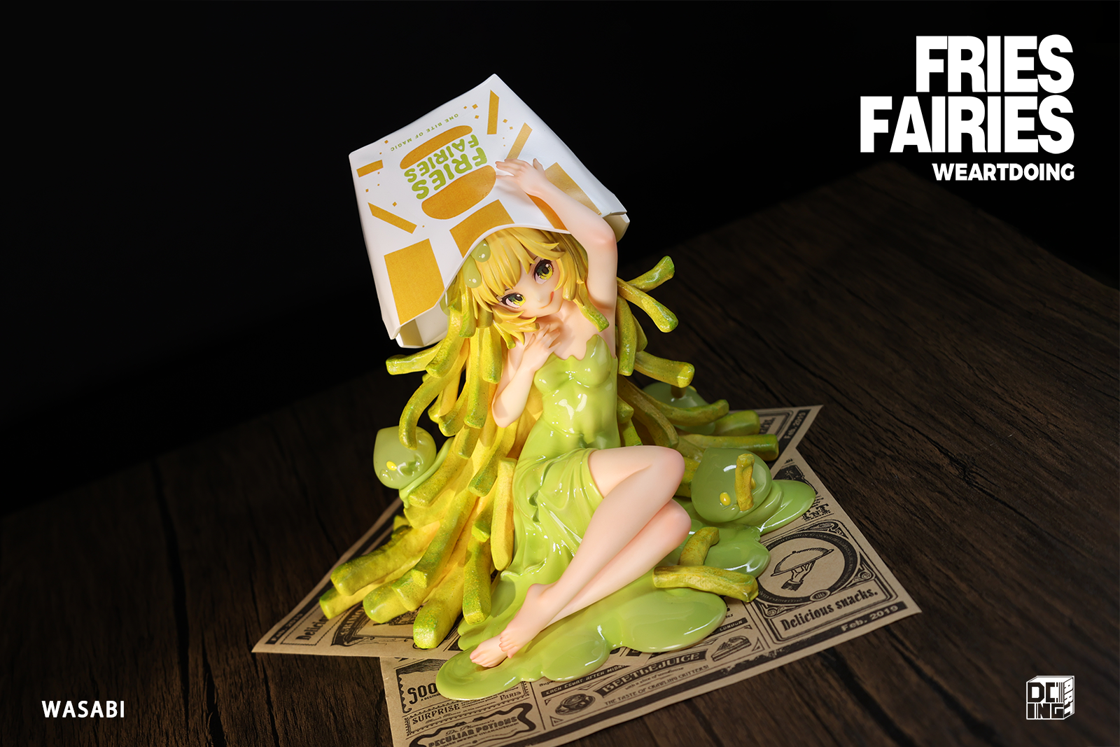 【Sold out】Sleeping Beauty-Fries Fairies-Classic Ketchup and Wasabi-Other series-WeArtDoing Studio