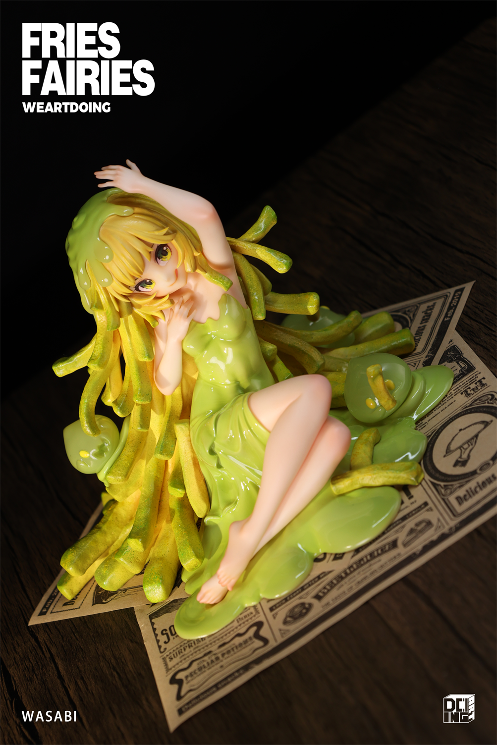【Sold out】Sleeping Beauty-Fries Fairies-Classic Ketchup and Wasabi-Other series-WeArtDoing Studio