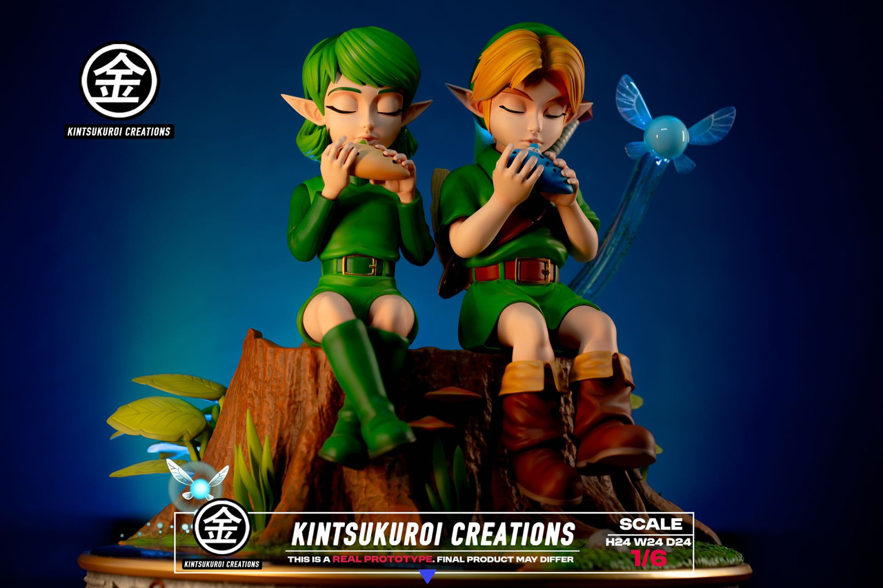 【Pre-sale】1/6 Scale LINK and SARIA DIORAMA with LED-The Legend of Zelda-Kintsukuroi Creations Studio