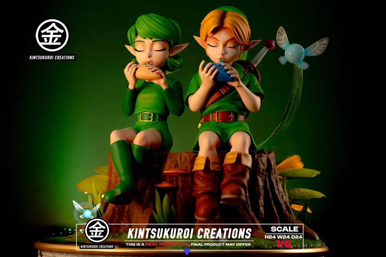 【Pre-sale】1/6 Scale LINK and SARIA DIORAMA with LED-The Legend of Zelda-Kintsukuroi Creations Studio