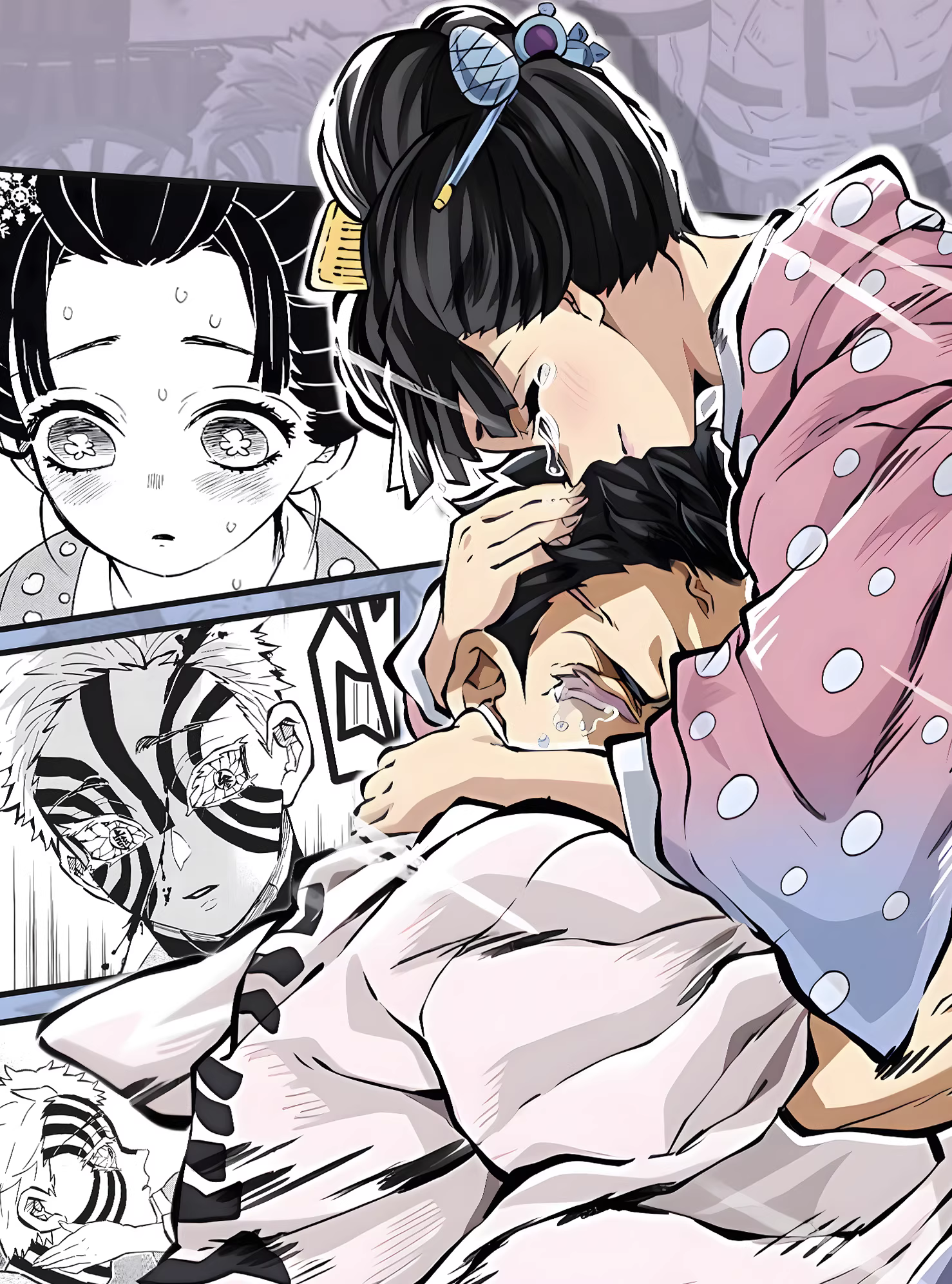 【Pre-sale】Decorative Painting of Akaza and Koyuki-H2 Studio