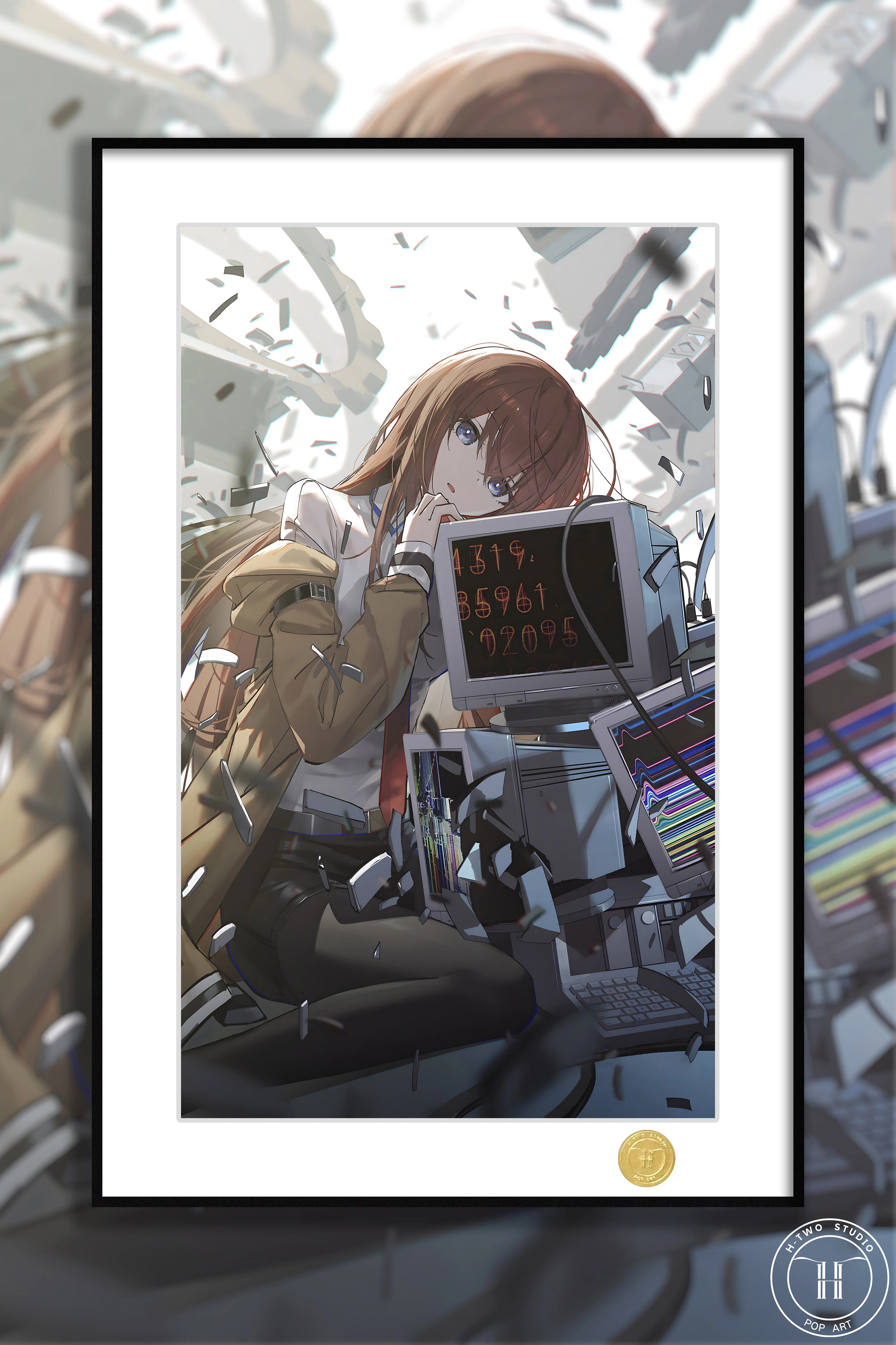 【Pre-sale】Decorative Painting of Makise Kurisu-Steins;Gate-H2 Studio
