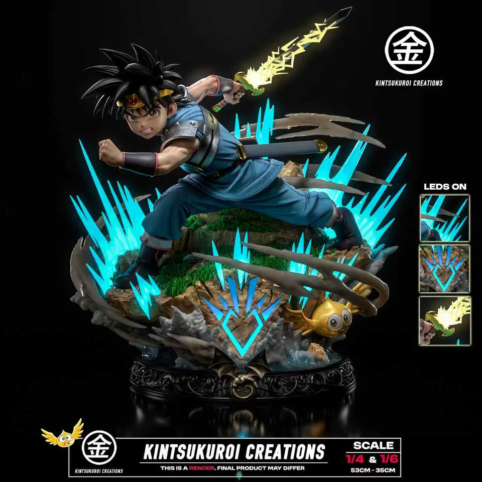 【Pre-sale】1/6 and 1/4 Scale Dragon Quest Adventure of Dai with LED-Other series-Kintsukuroi Creations Studio