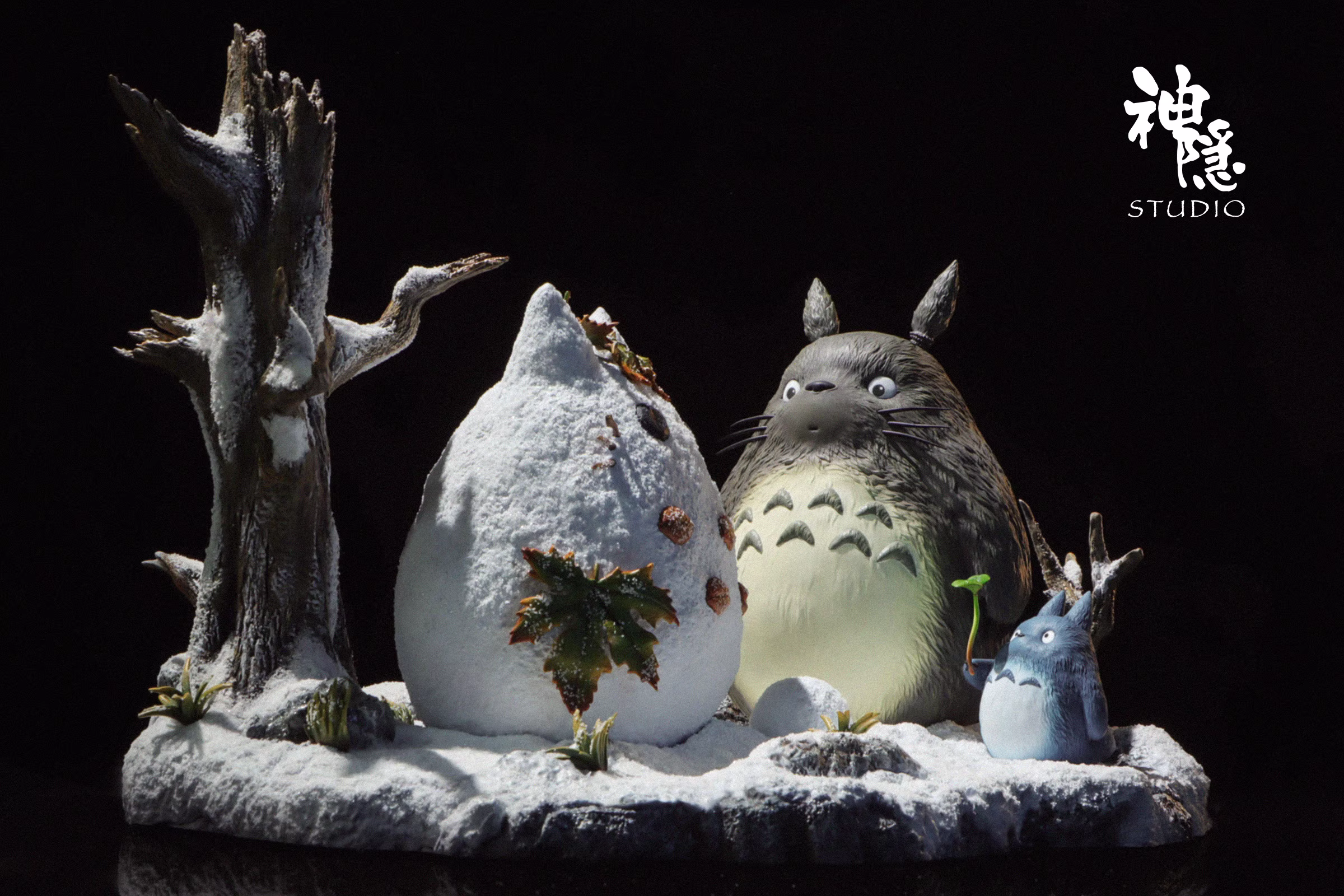 【Pre-sale】1/6 Scale Totoro play in the snowfield-Studio Ghibli-ShenYin Studio