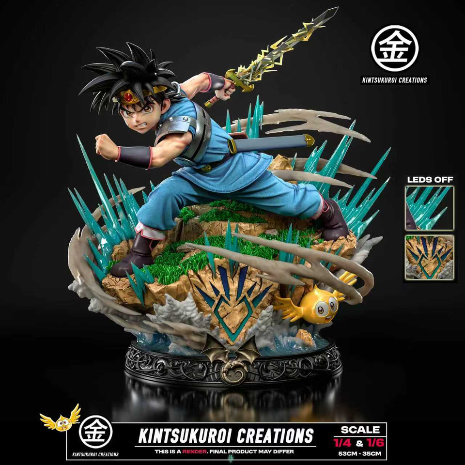 【Pre-sale】1/6 and 1/4 Scale Dragon Quest Adventure of Dai with LED-Other series-Kintsukuroi Creations Studio