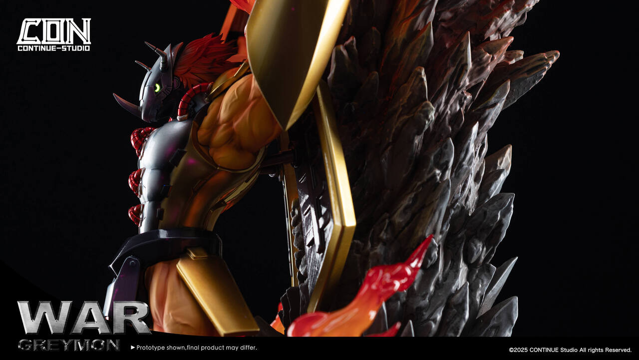 【Pre-sale】War Greymon with LED-Digimon Adventure-CONTINUE Studio