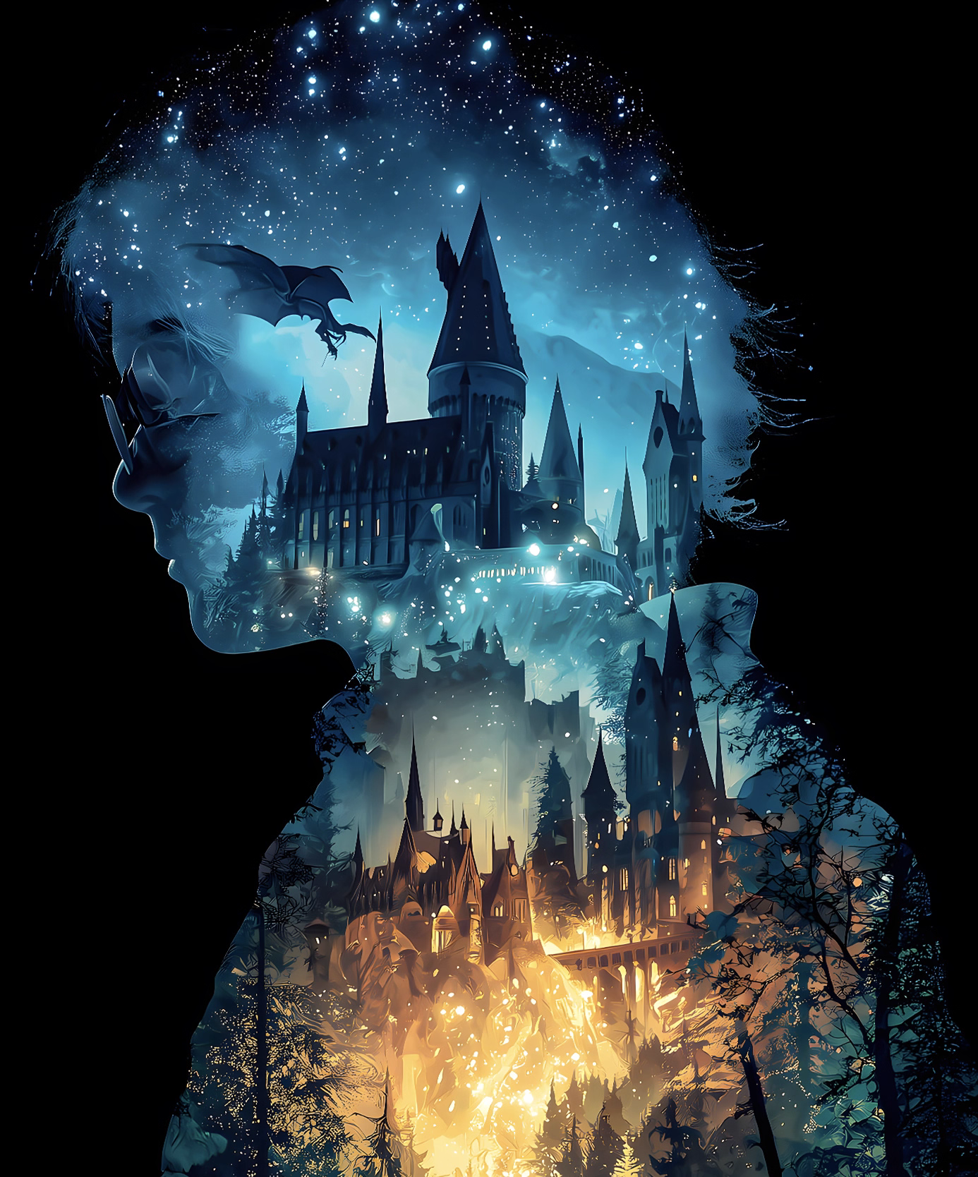 【Pre-sale】Decorative Painting of Hogwarts-Harry Potter-H2 Studio