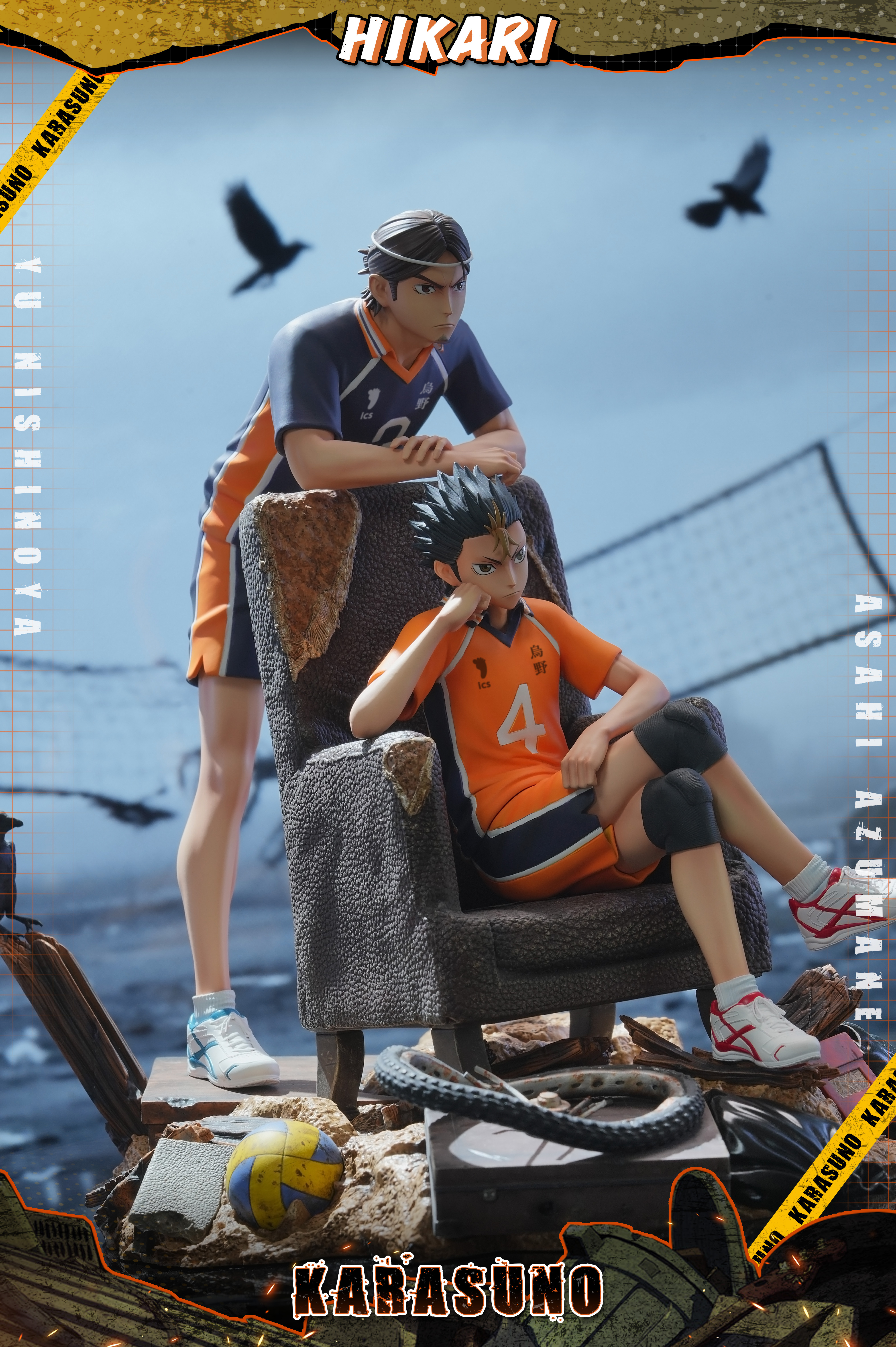 【Pre-sale】003 Yu Nishinoya and Asahi Azumane-Haikyuu!!-HIKARI Studio
