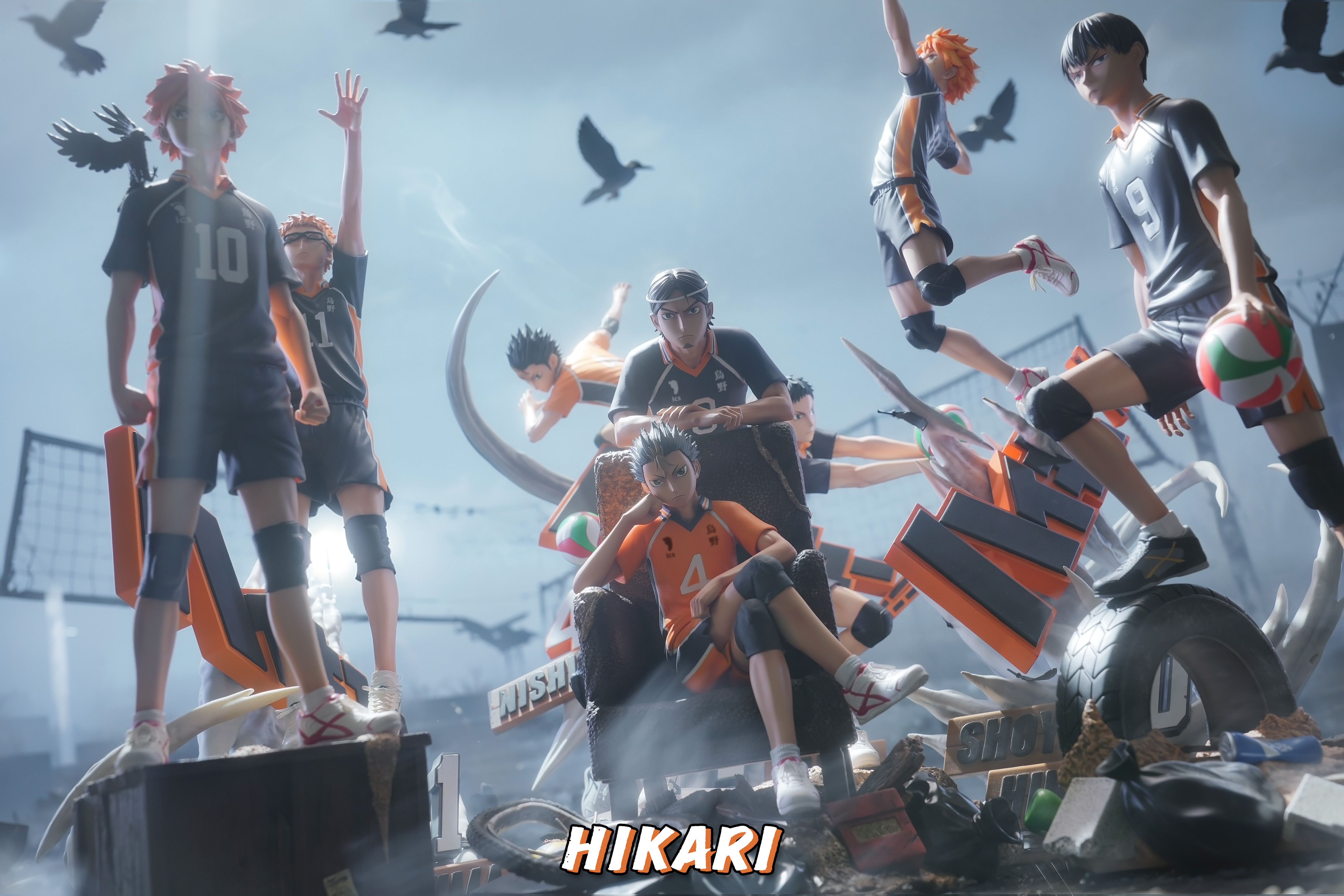 【Pre-sale】003 Yu Nishinoya and Asahi Azumane-Haikyuu!!-HIKARI Studio