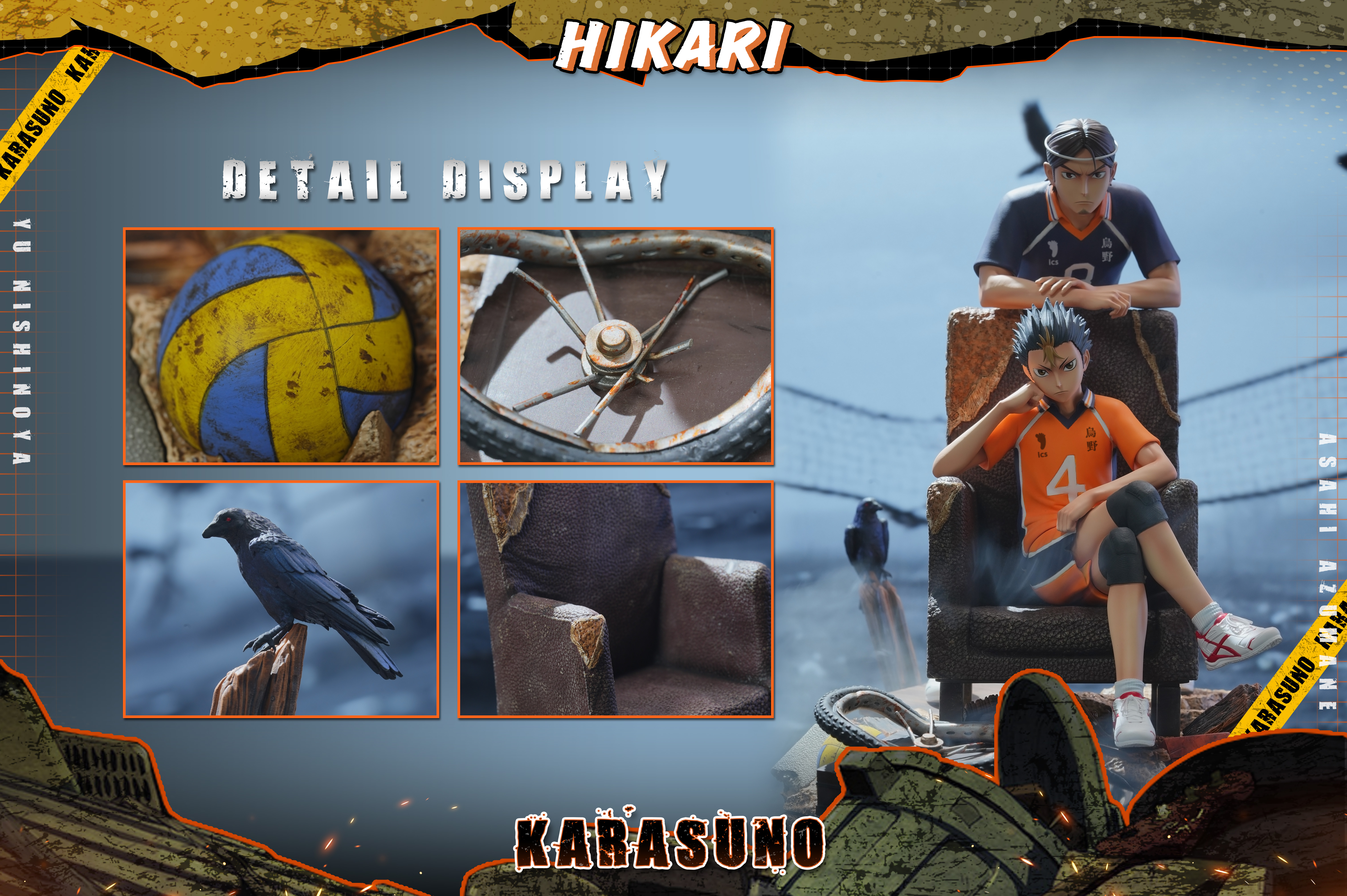 【Pre-sale】003 Yu Nishinoya and Asahi Azumane-Haikyuu!!-HIKARI Studio