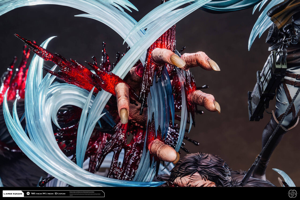 【Sold out】Levi vs Zeke-Attack on Titan-Hertz Studio