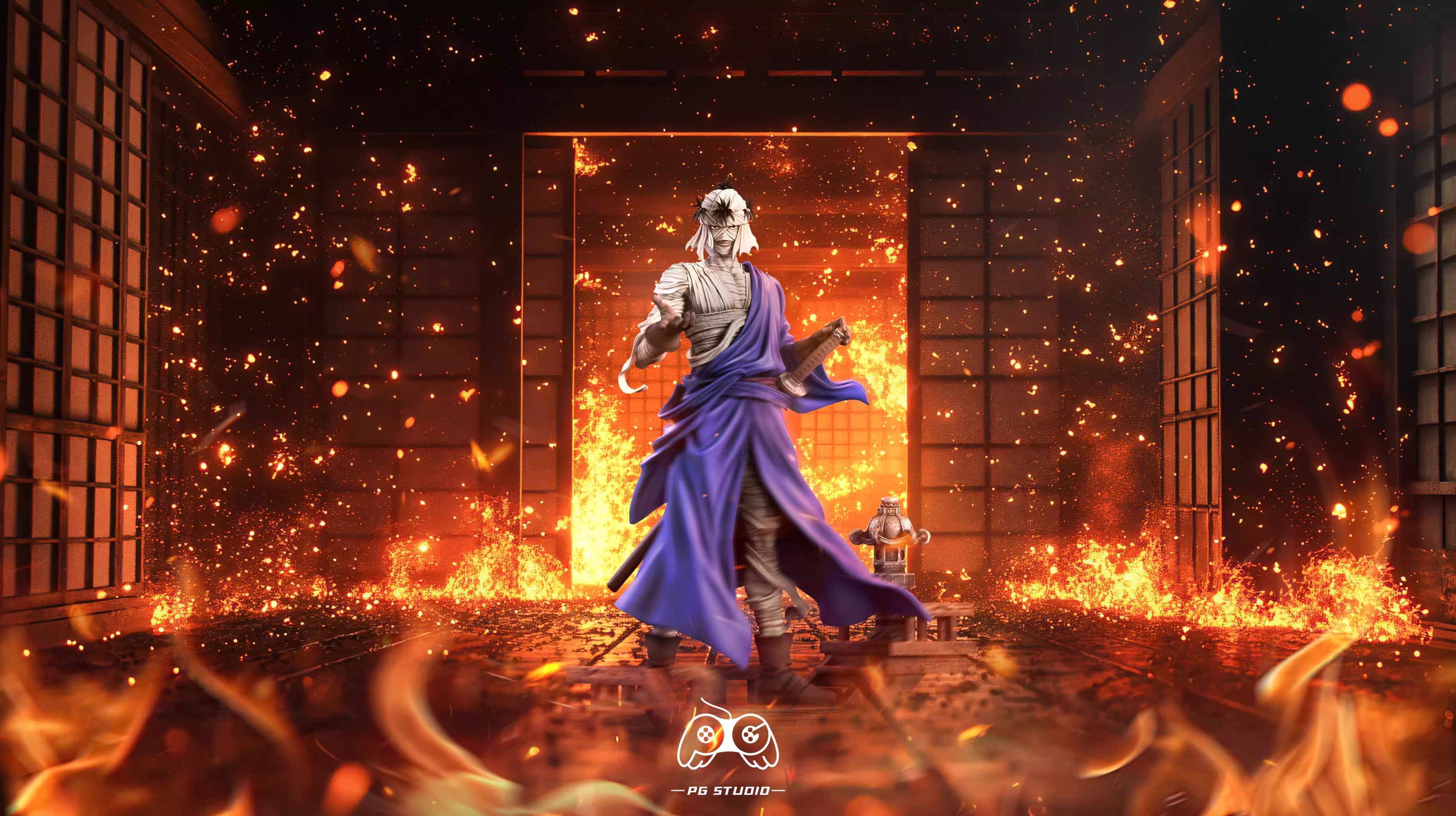 【Pre-sale】1/6 Scale Shishio makoto-Rurouni Kenshin-PG Studio