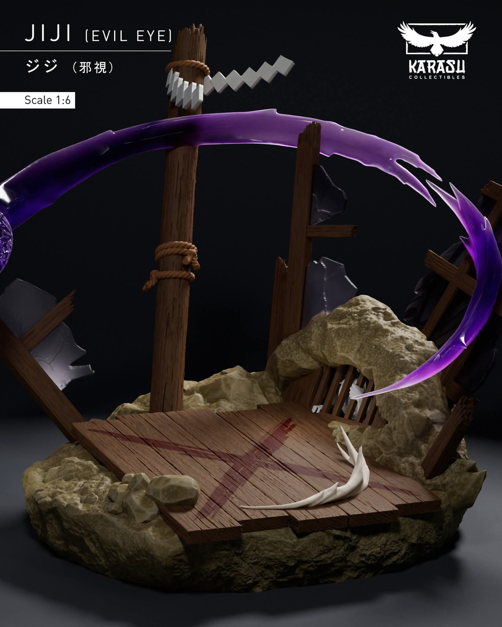 【Pre-sale】JiJi Evil eye with LED-Karasu Collectibles Studio