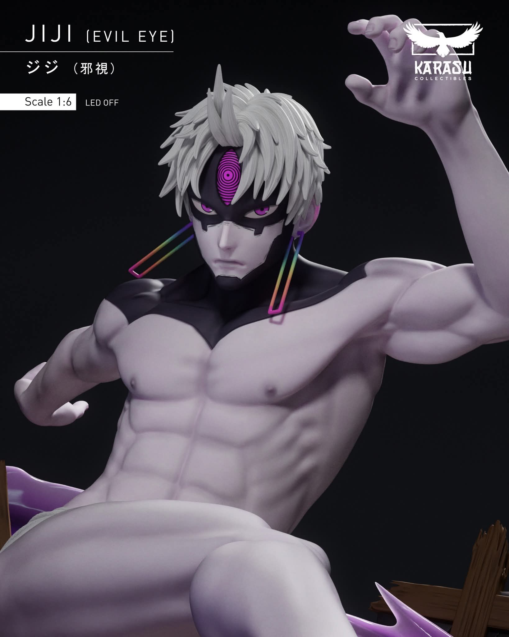 【Pre-sale】JiJi Evil eye with LED-Karasu Collectibles Studio