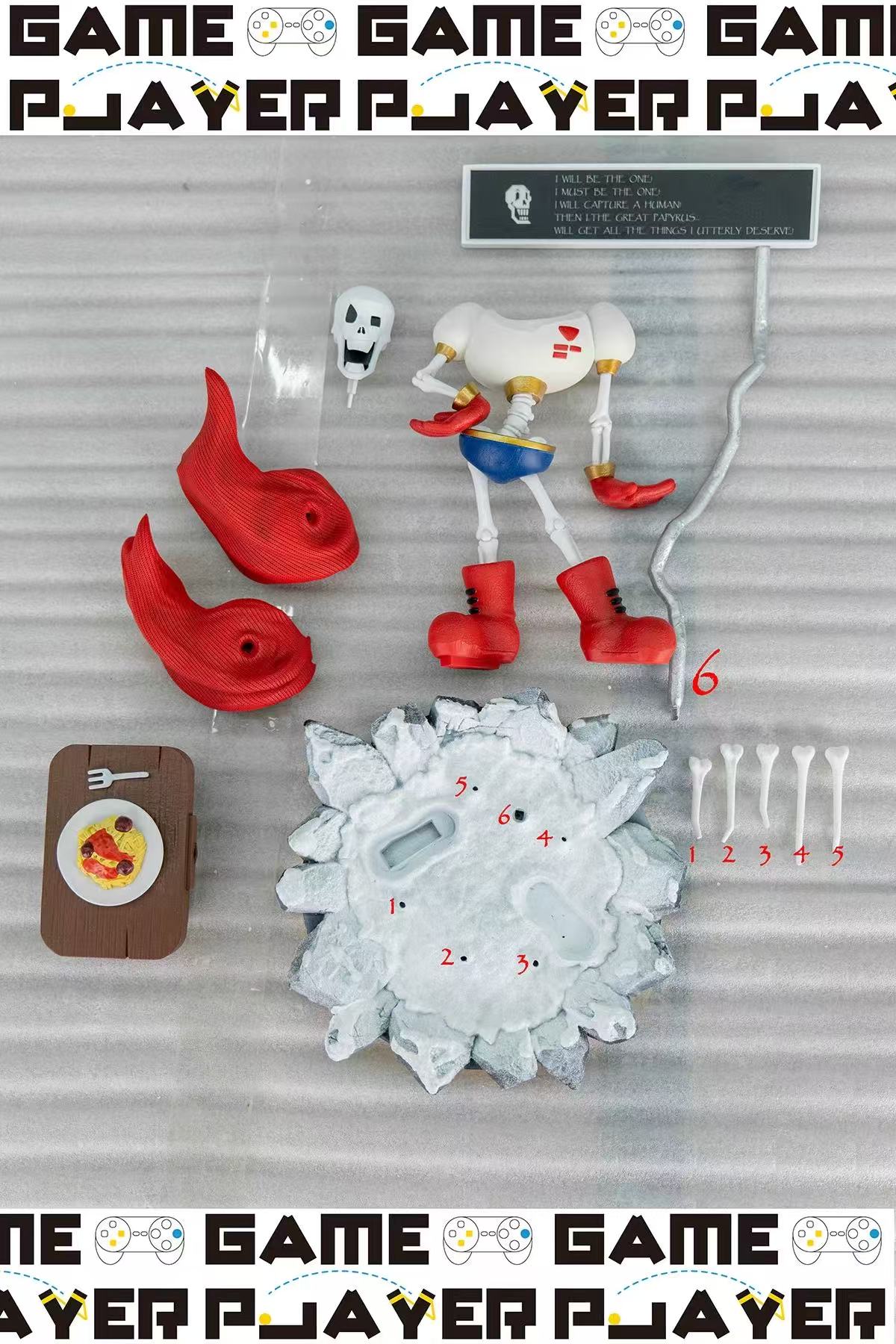 【In stock】1/5 Scale Papyrus-Undertale-Game Player Studio