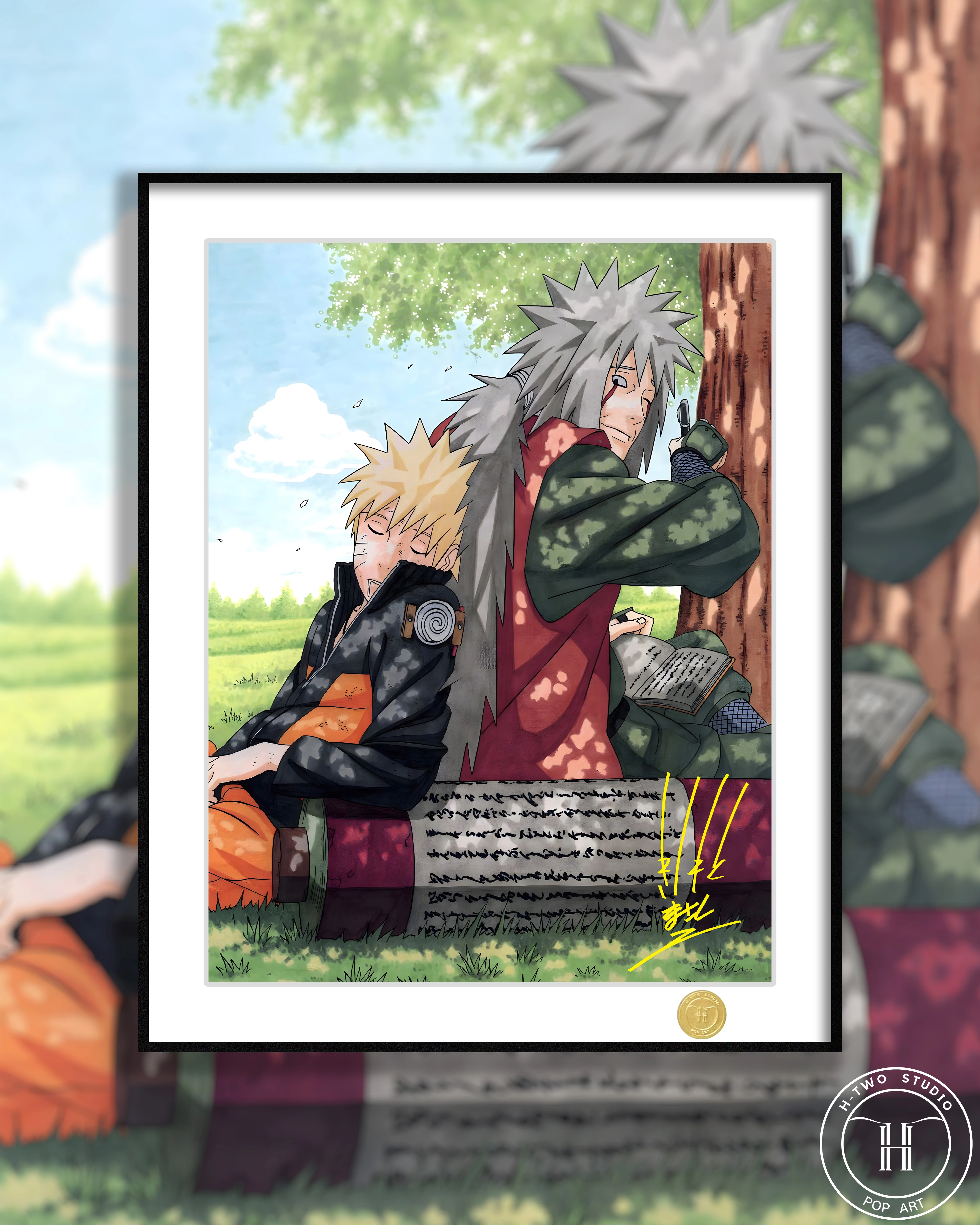 【Pre-sale】Decorative Painting of Jiraiya and Uzumaki-H2 Studio