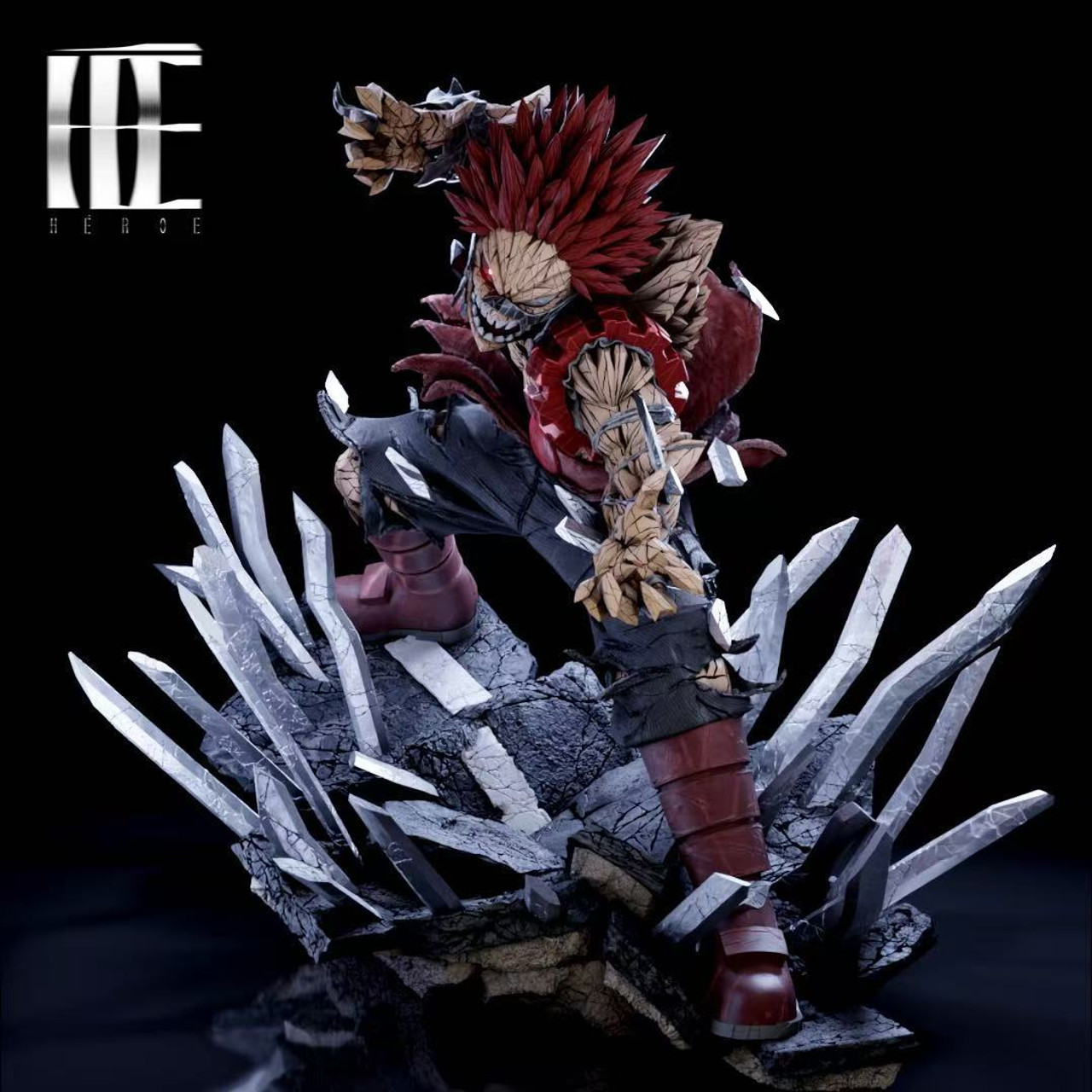 【Pre-sale】1/4 Scale RED RIOT KIRISHIMA with LED-Héroe Collectibles studio