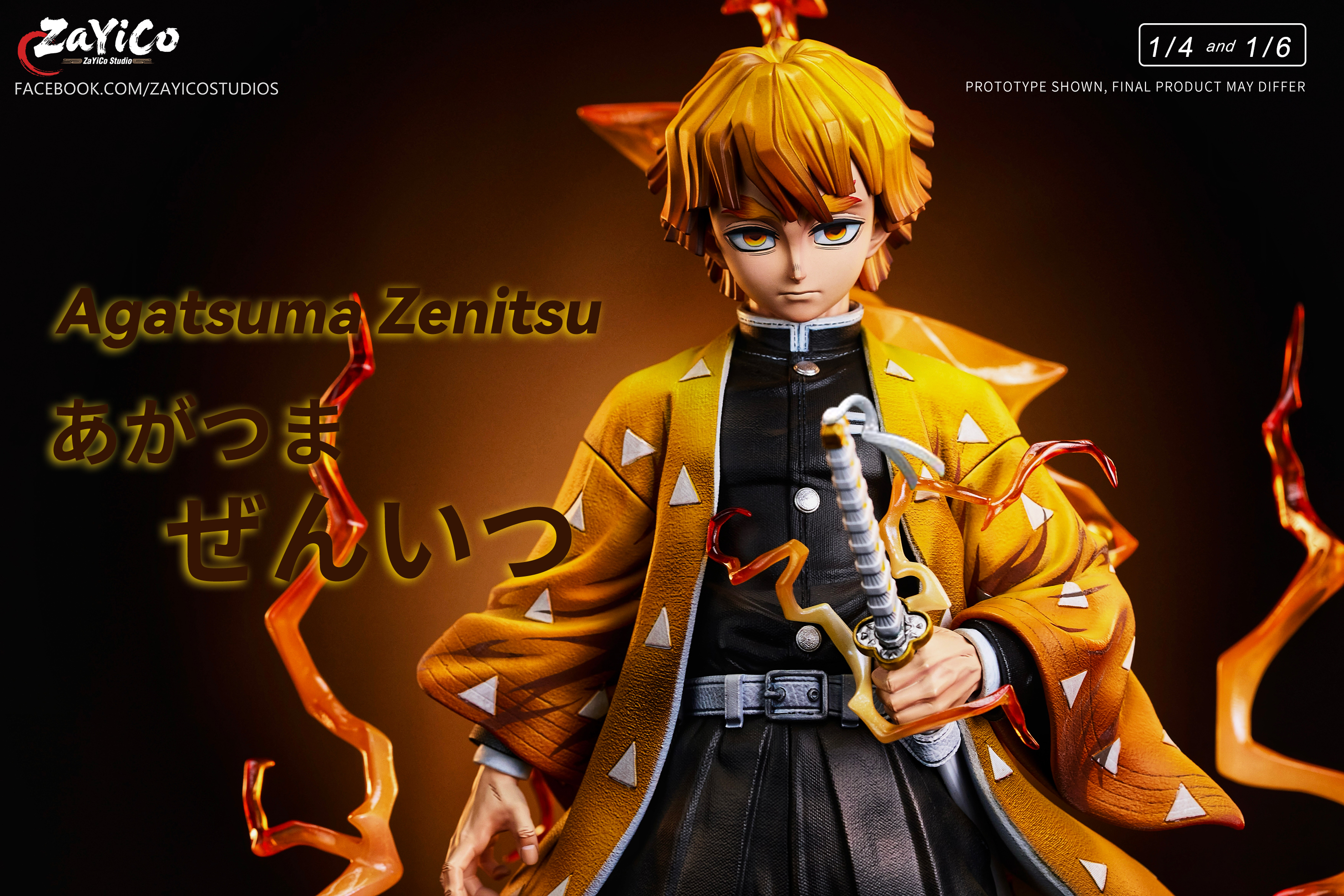 【Sold out】1/6 and 1/4 Scale Agatsuma Zenitsu-Zayico Studio