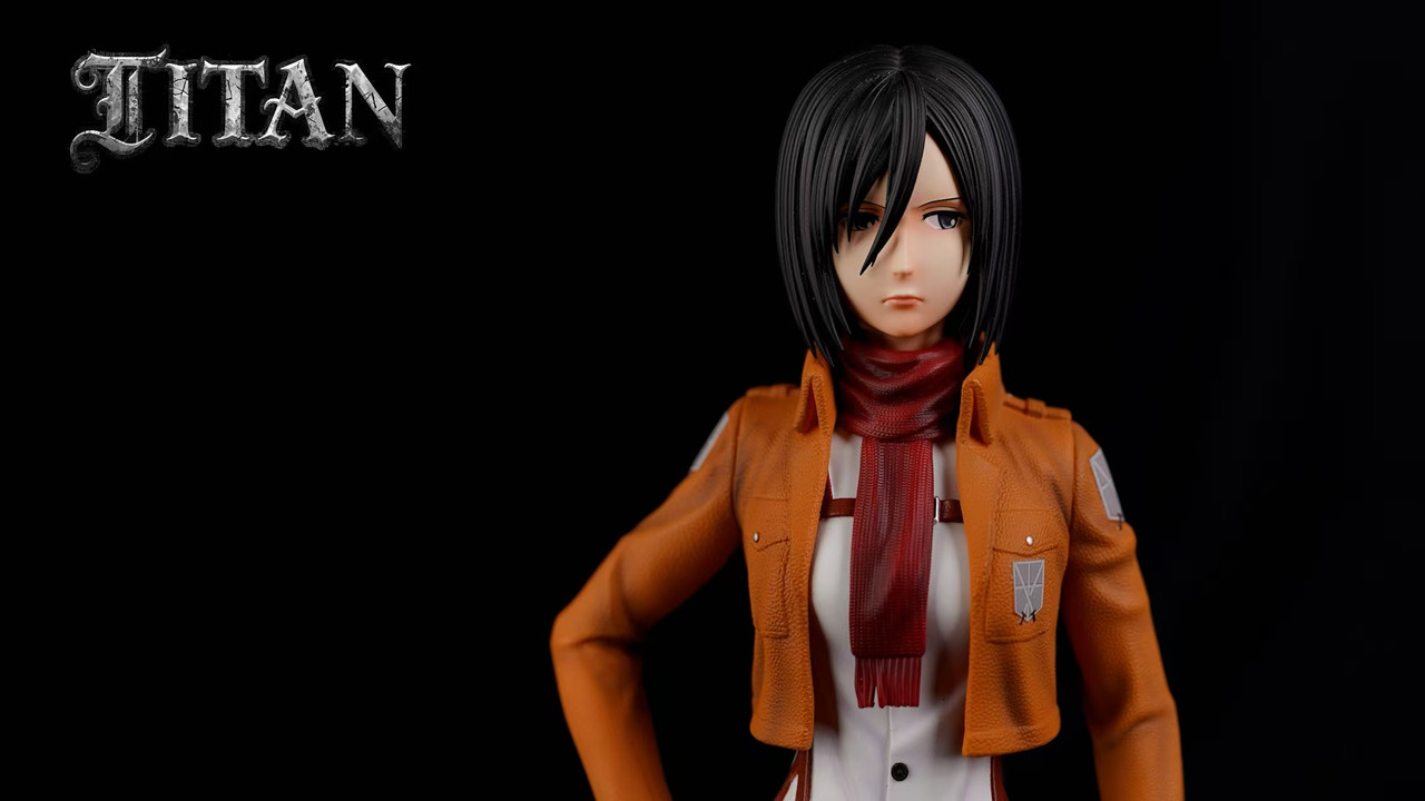 【Pre-sale】1/6 Scale Mikasa Ackerman and Keith Shadis-Titan Studio