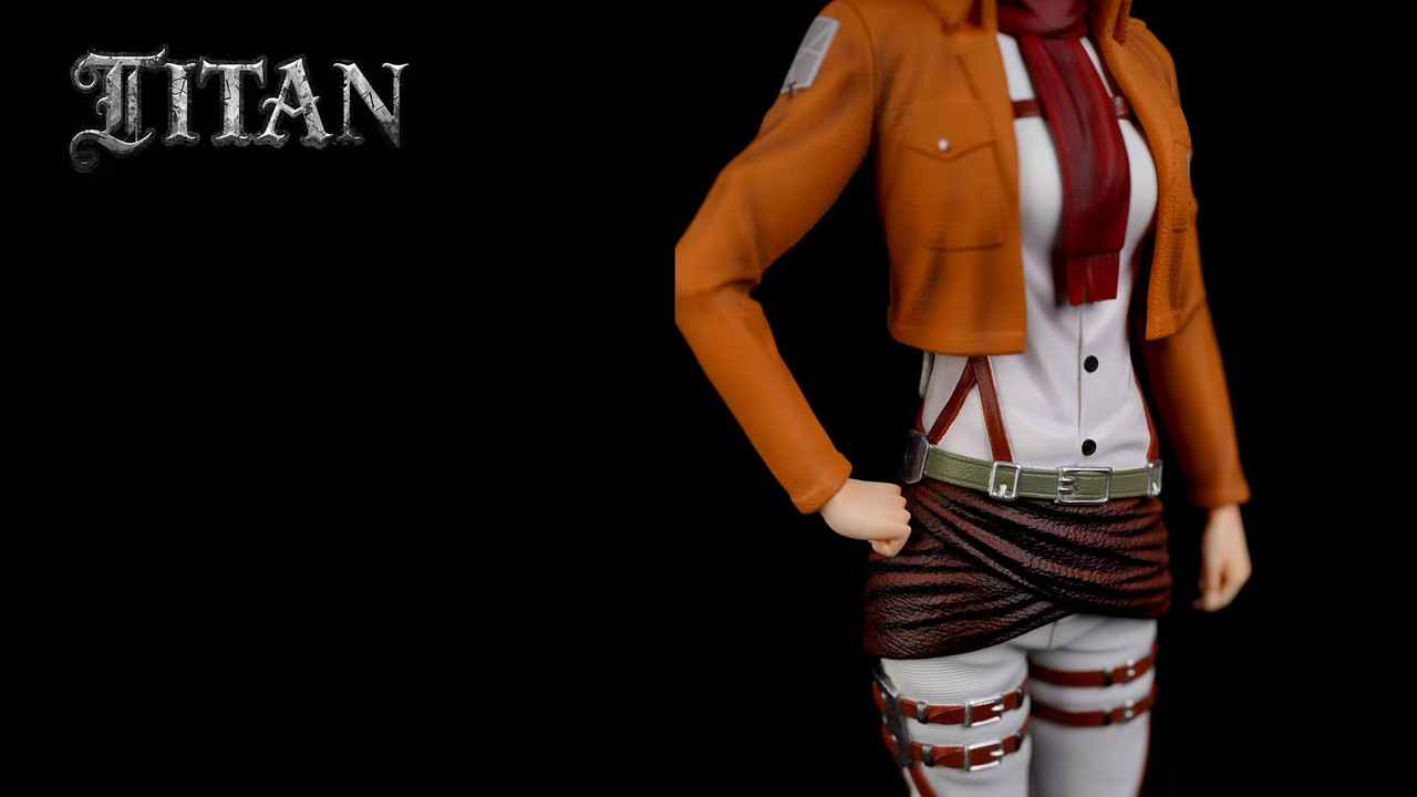 【Pre-sale】1/6 Scale Mikasa Ackerman and Keith Shadis-Titan Studio