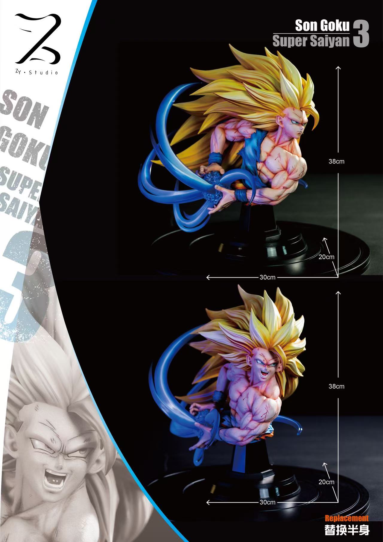 【Pre-sale】1/4 Scale Super Seiya 3 Son Goku-ZY Studio