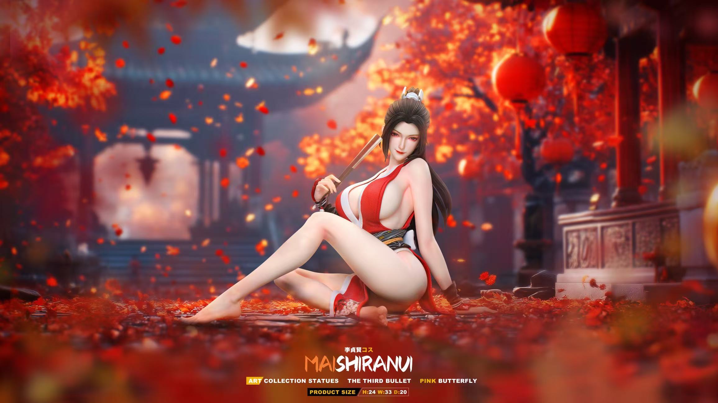 【Pre-sale】1/4 Scale Mai Shiranui-Pink Butterfly Studio