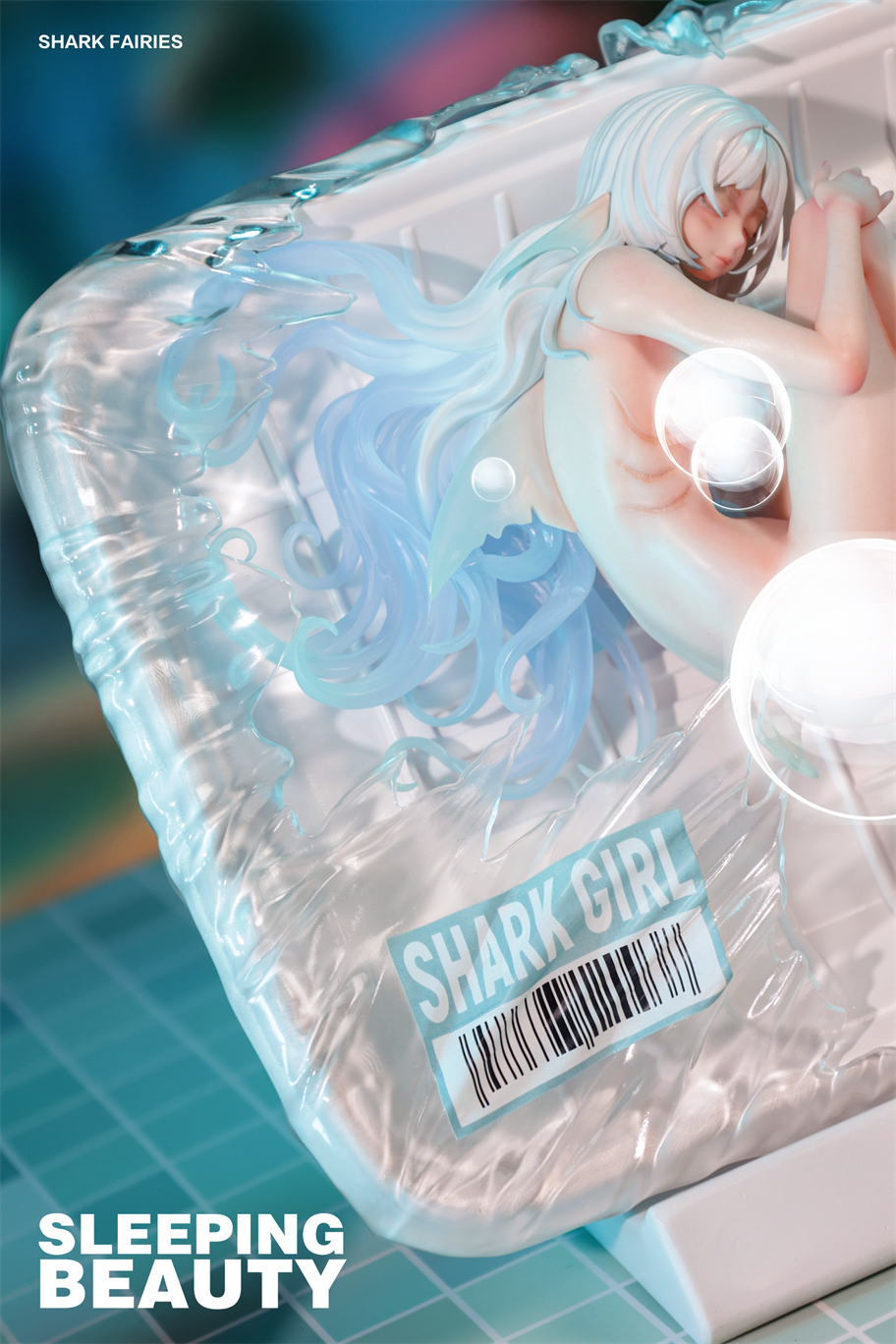 【Pre-sale】Sleeping Beauty-Shark Fairies-Black Fin and Silver Fin-WeArtDoing Studio